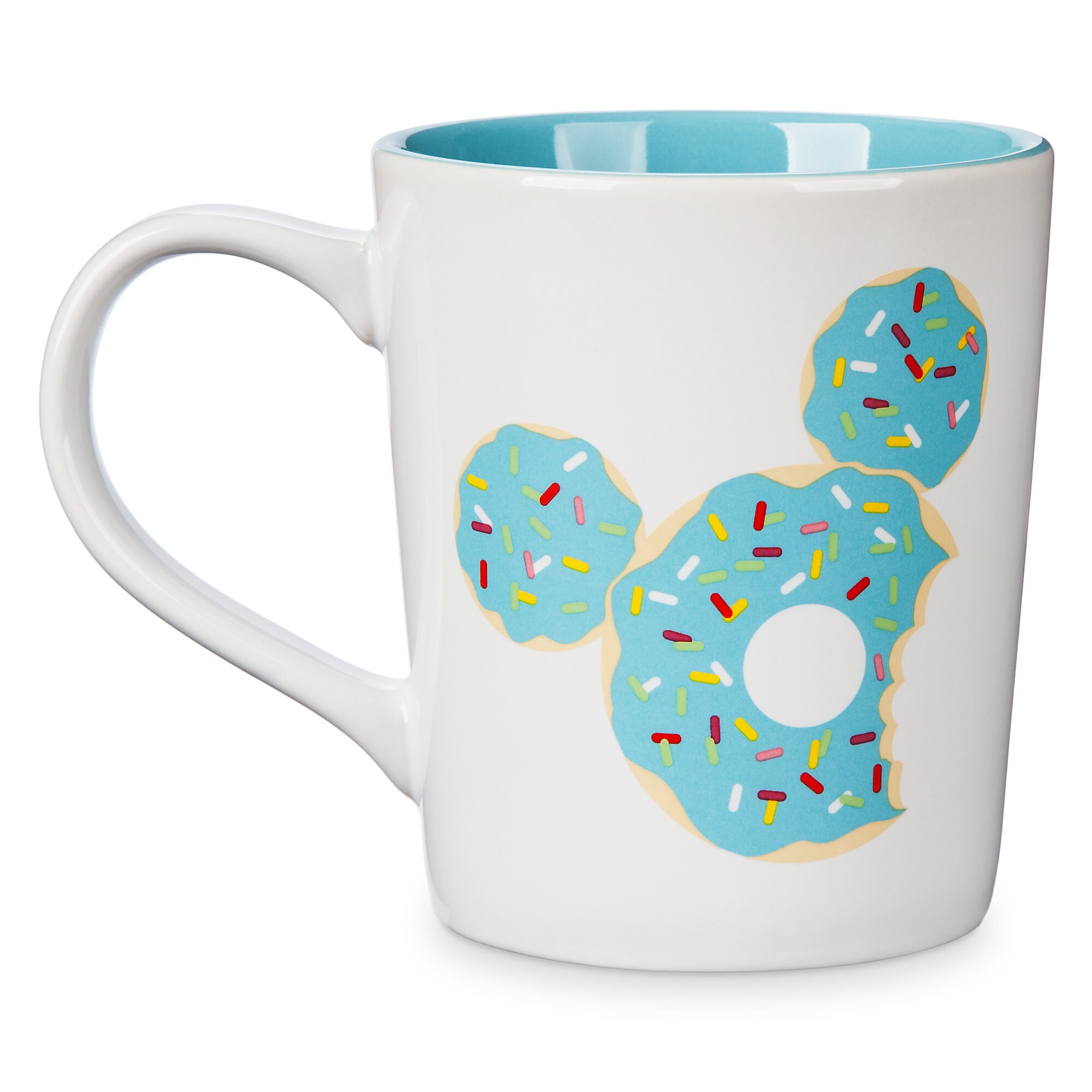 Mickey Mouse ''I Run On Disney and Caffeine'' Donut Mug