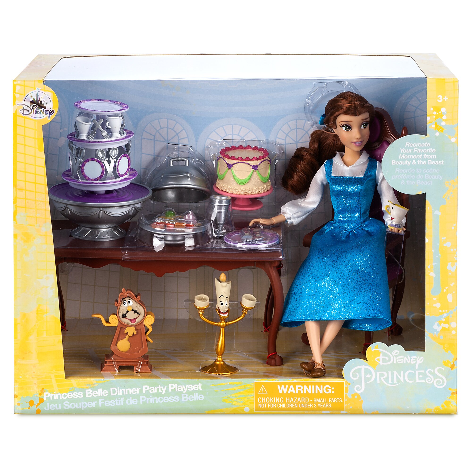Belle Classic Doll Dinner Party Play Set - Beauty and the Beast