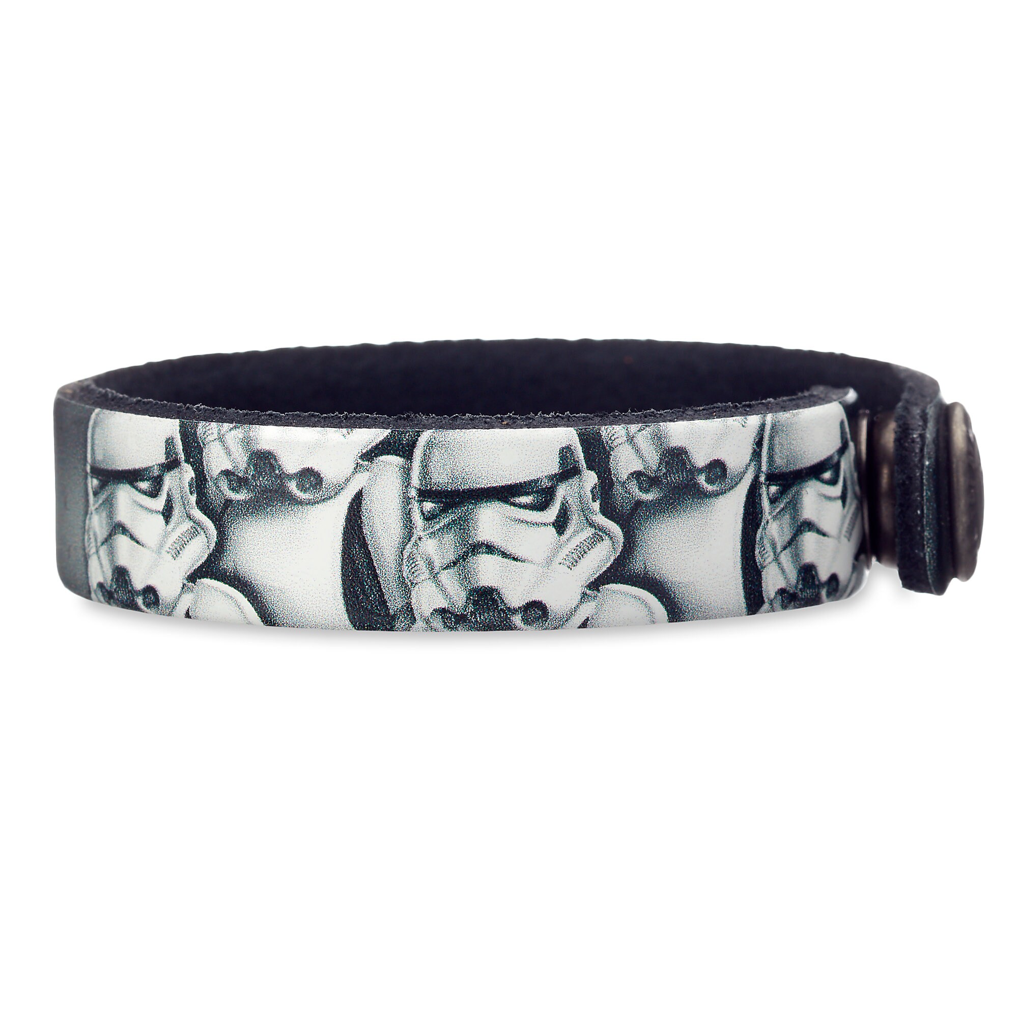 Stormtrooper Leather Bracelet - Star Wars - Personalizable