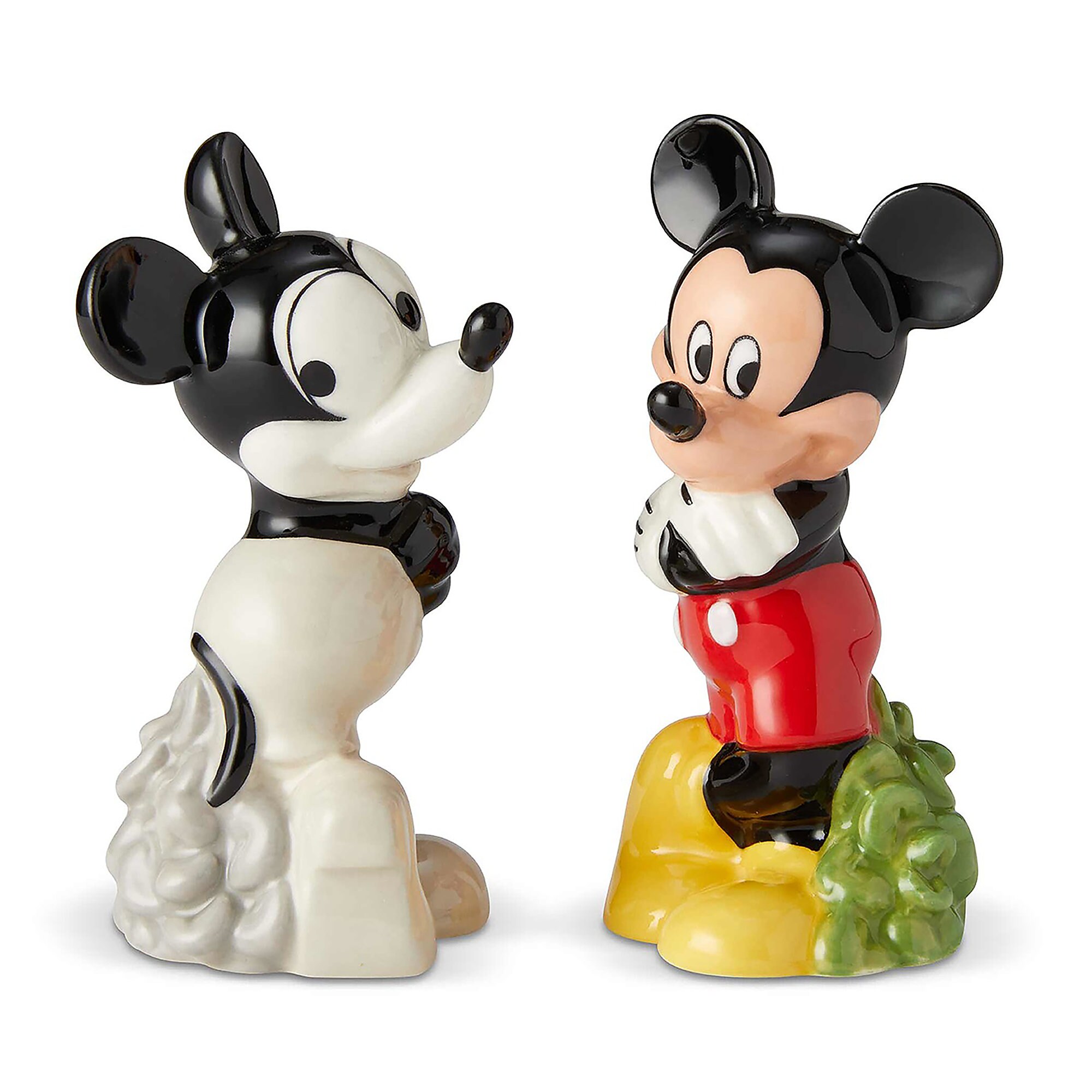 Mickey Mouse Then and Now Salt and Pepper Set