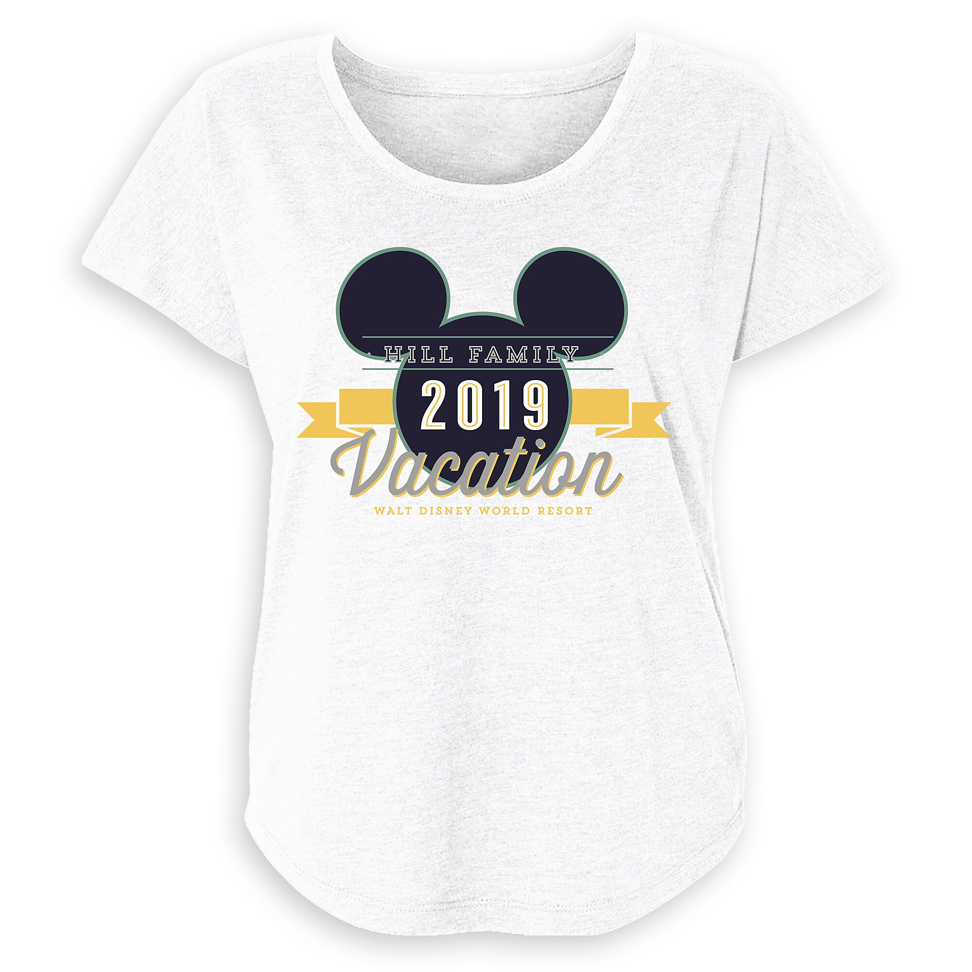 Women's Mickey Mouse Family Vacation T-Shirt - Walt Disney World Resort - 2019 - Customized