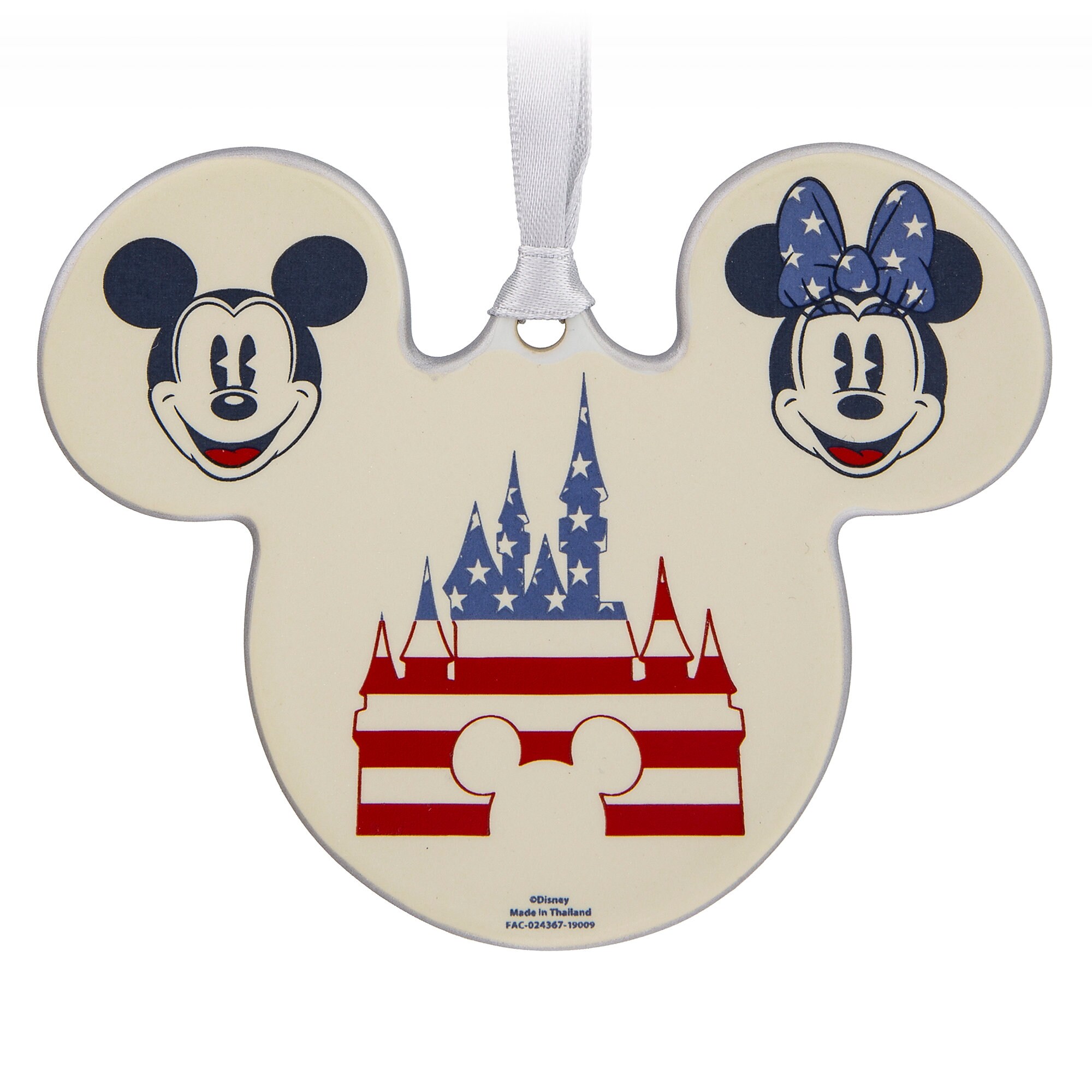 Mickey and Minnie Mouse Americana Ornament