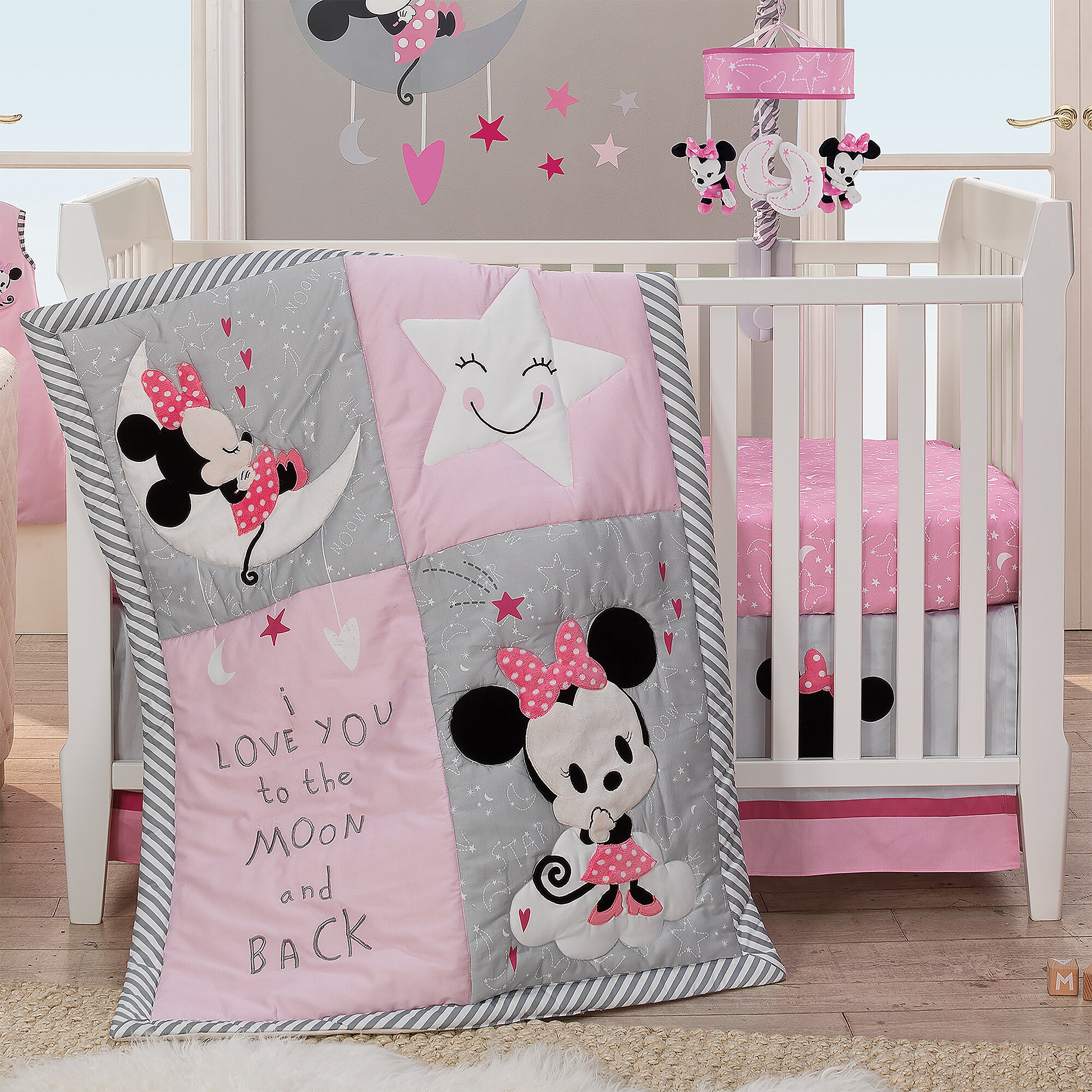 Minnie Mouse Crib Bedding Set by Lambs & Ivy