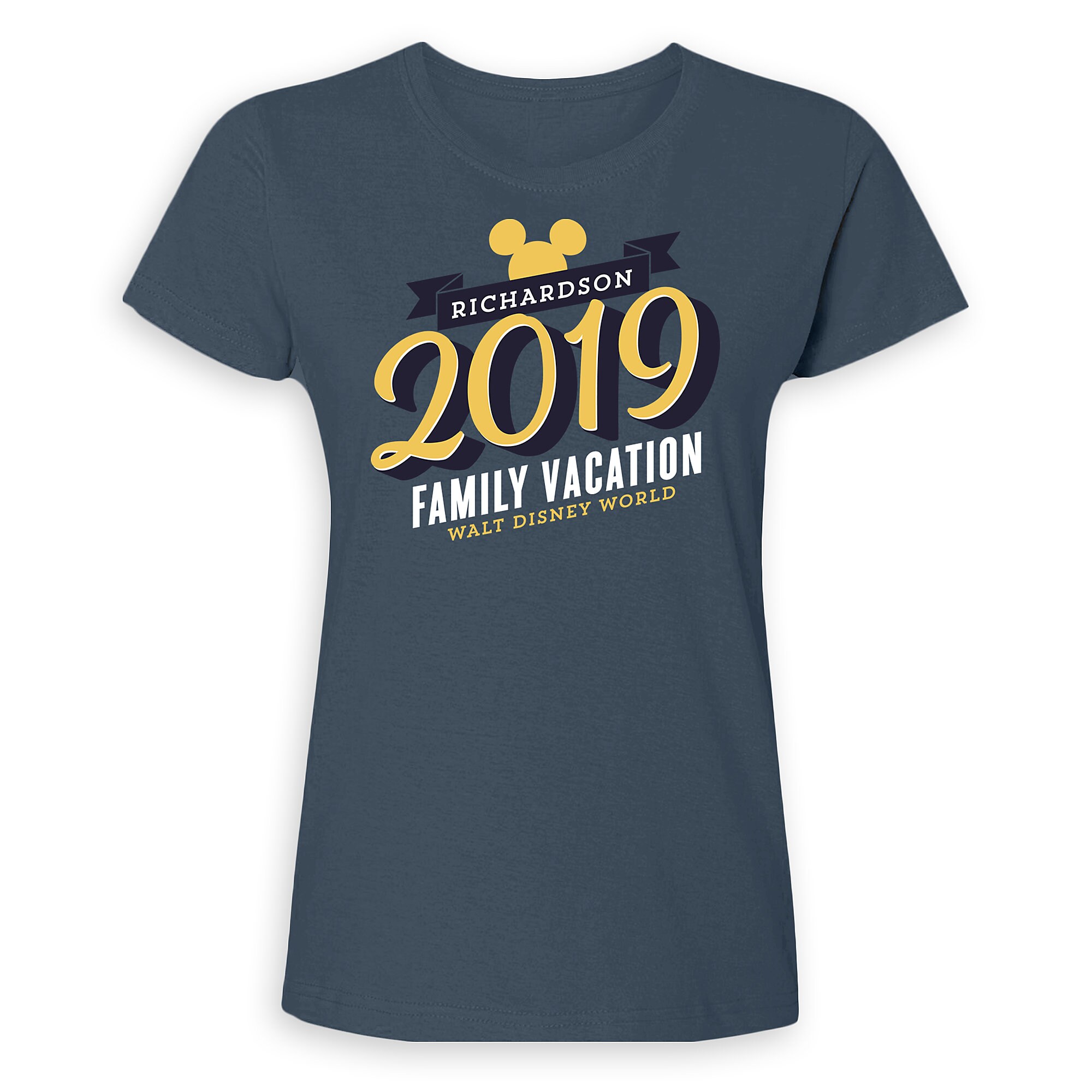 Women's Mickey Mouse Family Vacation T-Shirt - Walt Disney World - 2019 - Customized