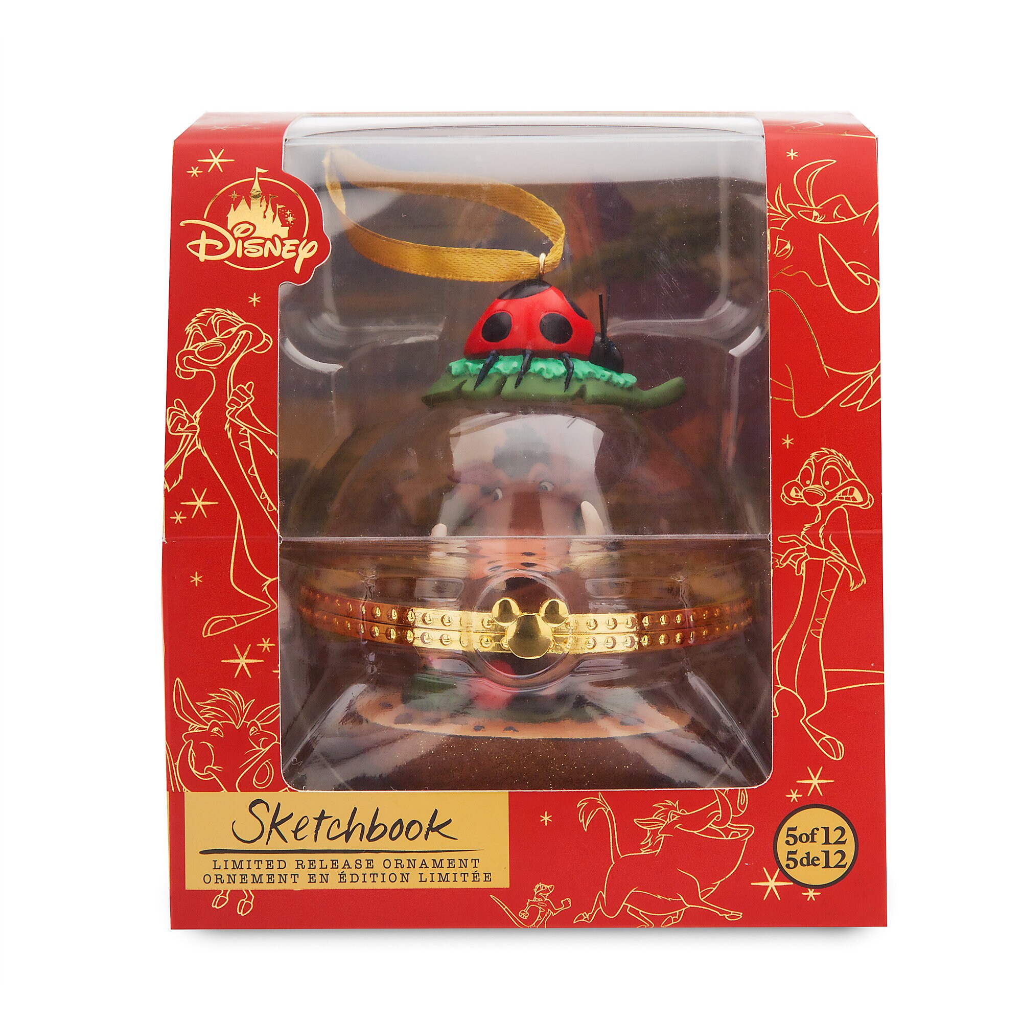 Timon and Pumbaa Disney Duos Sketchbook Ornament - The Lion King - May - Limited Release