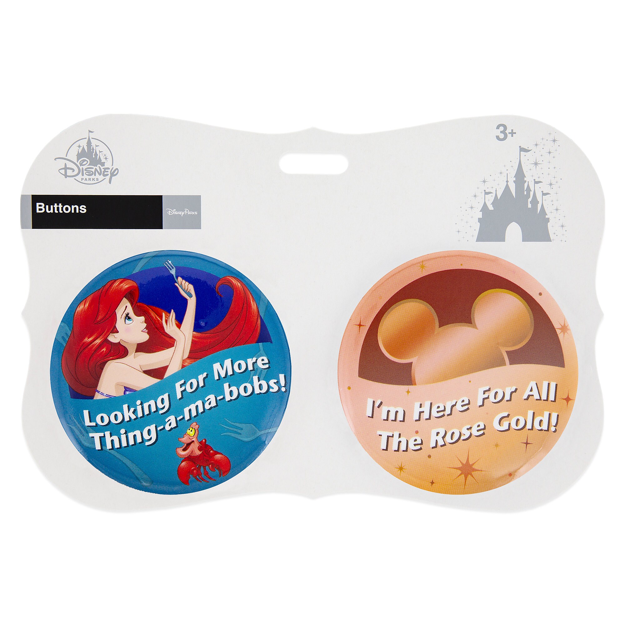 Disney Parks ''I'm Here for ... Thing-a-ma-bobs!'' Button Set