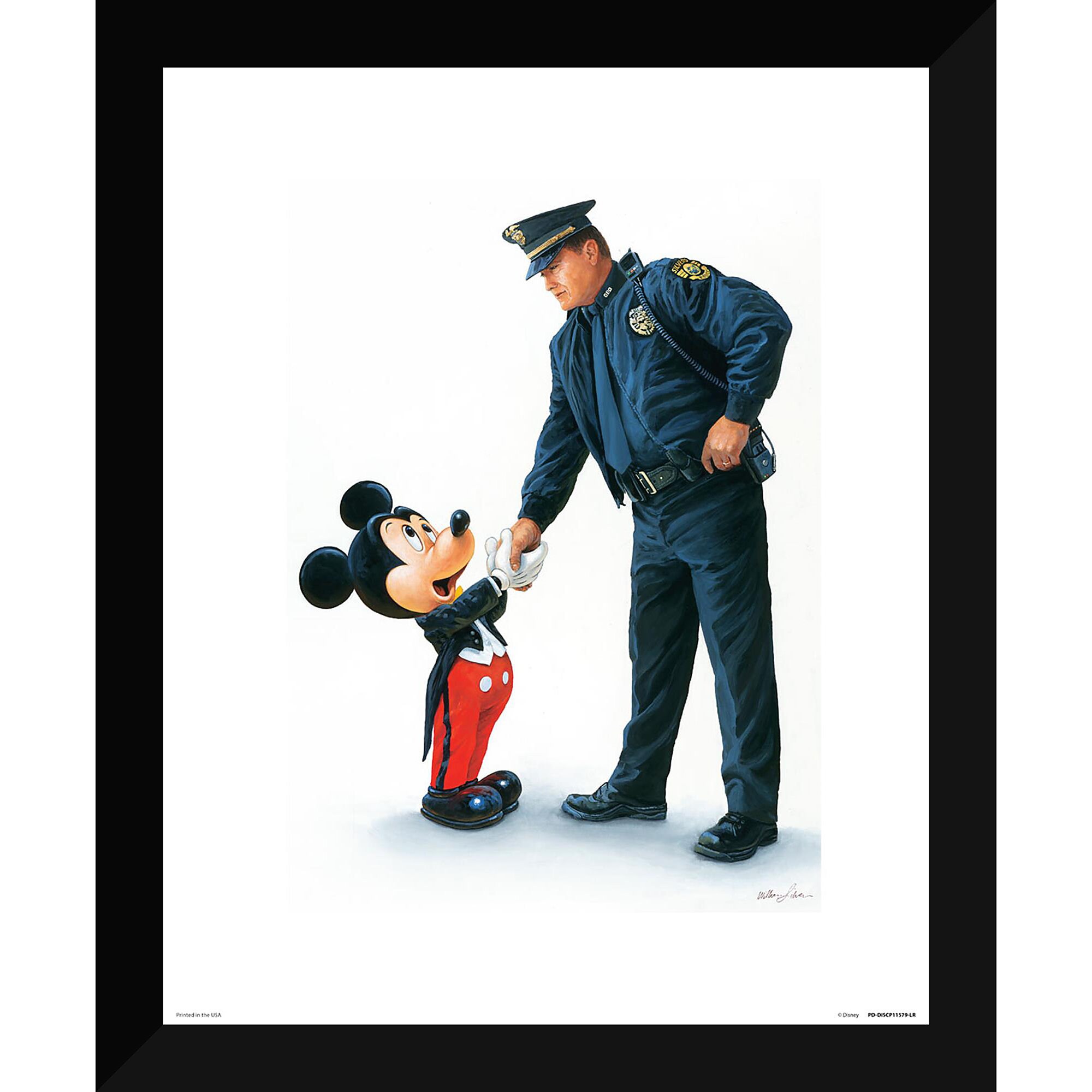 Mickey Mouse ''Mickey and the Policeman'' by William Silvers