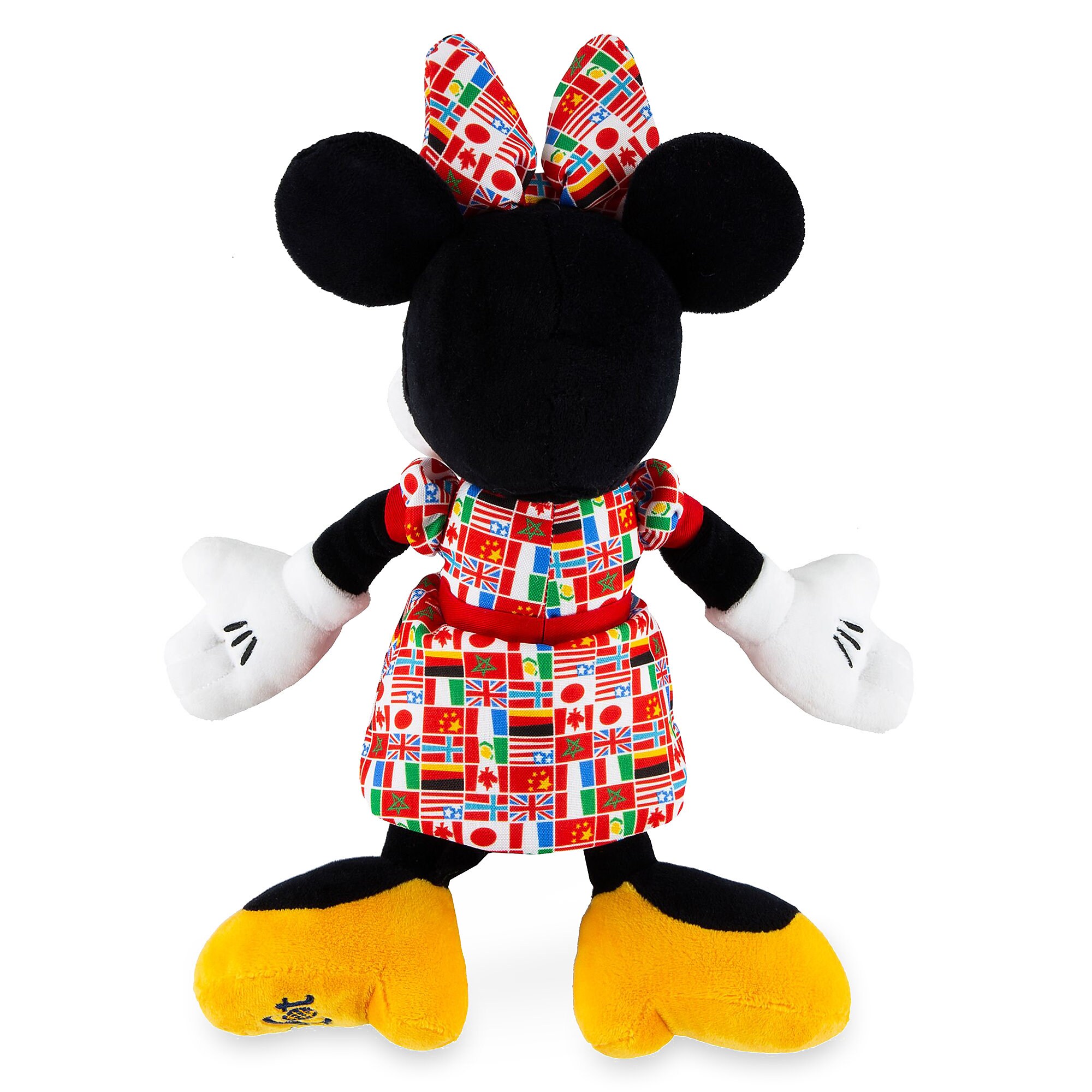 Minnie Mouse Epcot Flags Plush - 11''