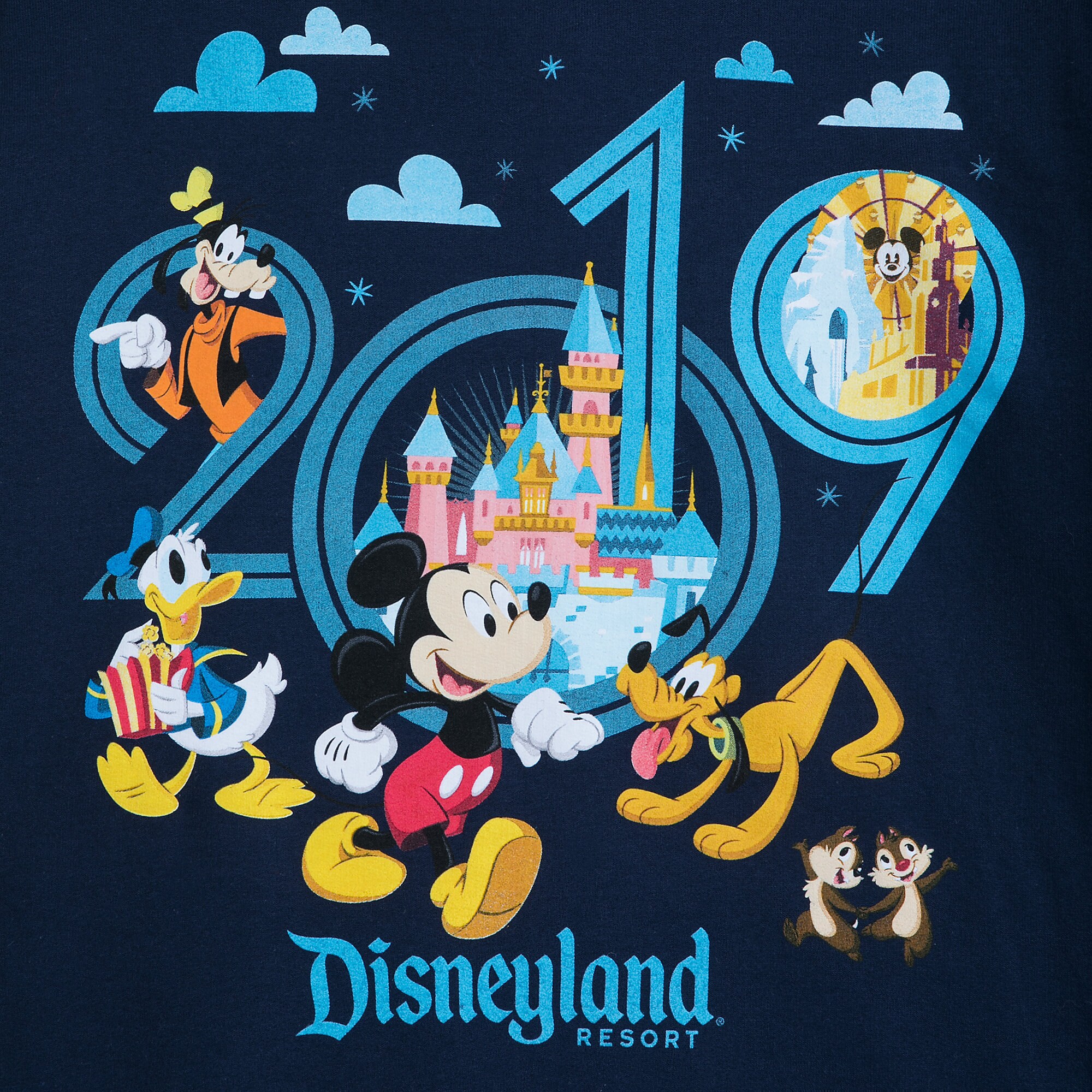 Mickey Mouse and Friends Hoodie for Adults - Disneyland 2019