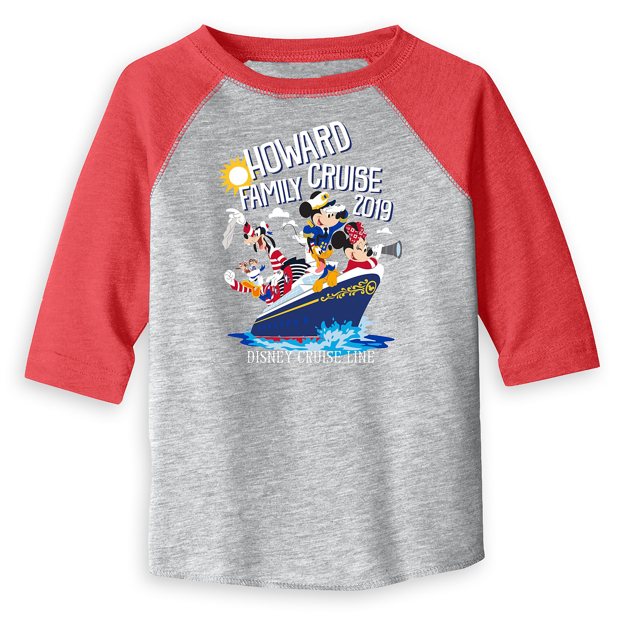 Toddlers' Disney Cruise Line Family Cruise 2019 Raglan T-Shirt - Customized