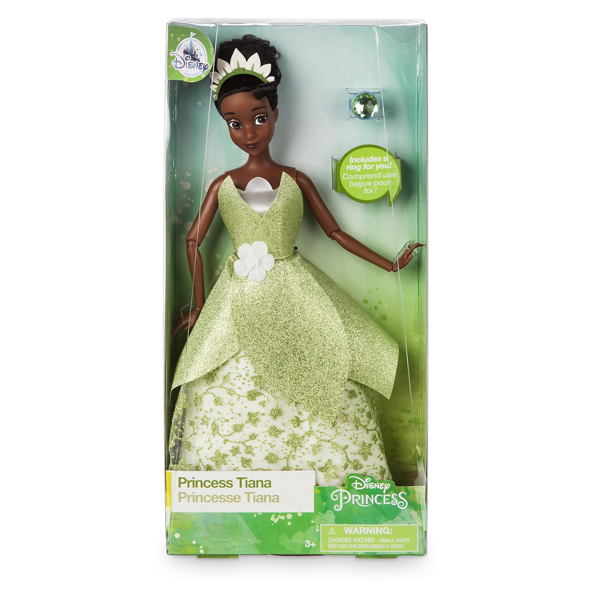 Tiana Classic Doll with Ring - The Princess and the Frog - 11 1/2''