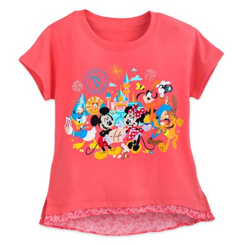 Mickey Mouse and Friends Disneyland T-Shirt for Girls | shopDisney