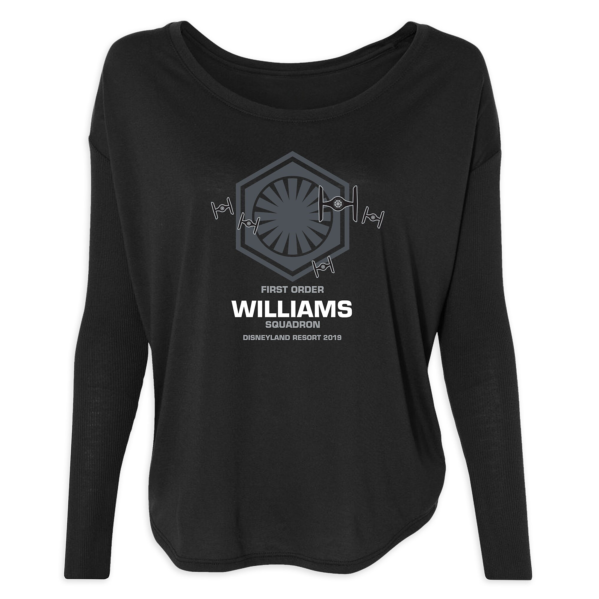 Women's Star Wars First Order Squadron Long Sleeve T-Shirt - Disneyland - Customized