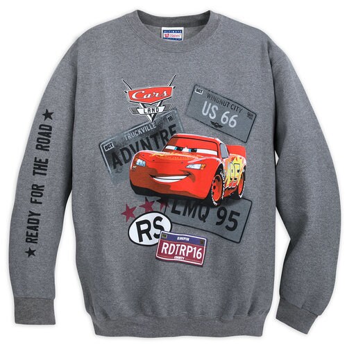 Lightning McQueen Fleece Sweatshirt for Adults shopDisney