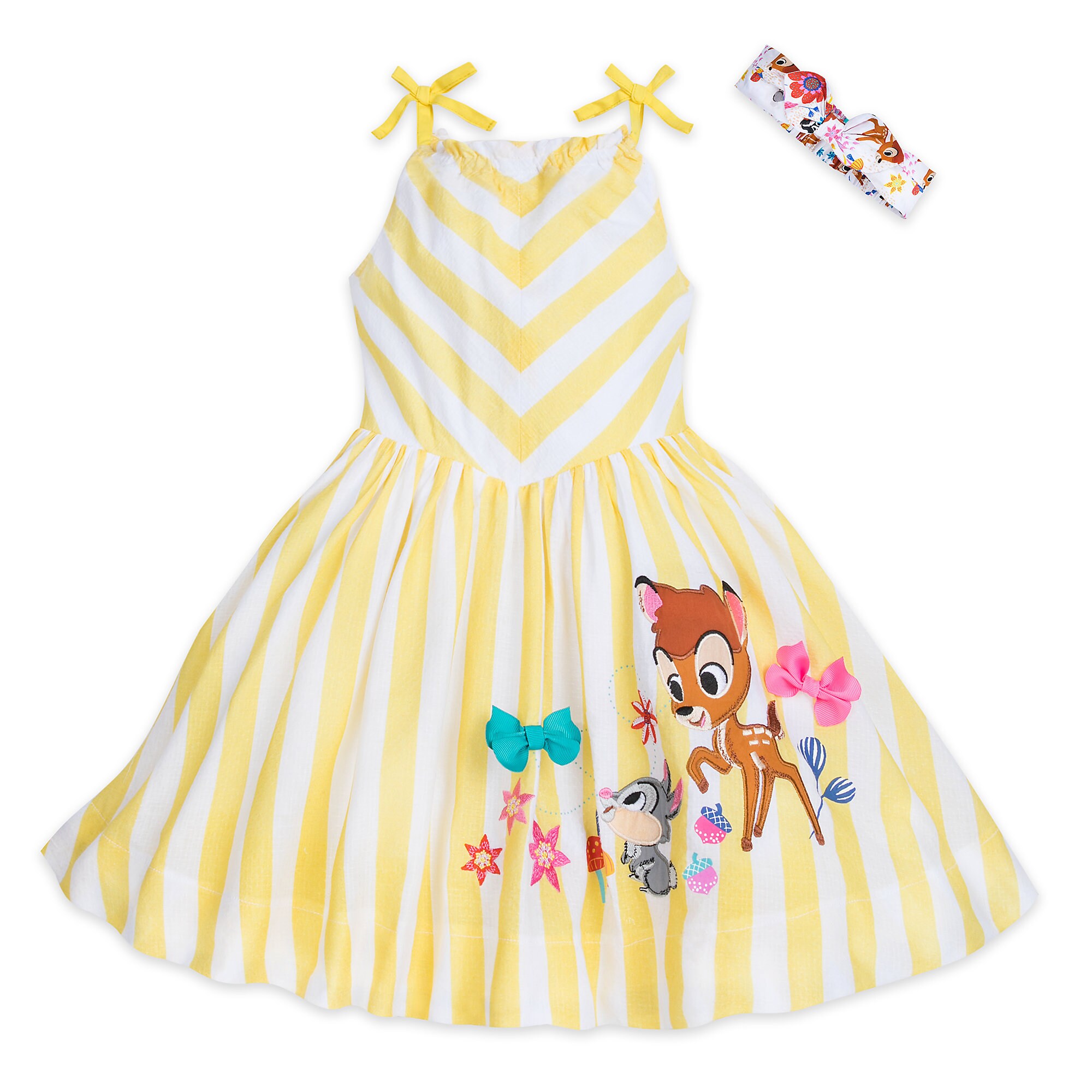Bambi Sun Dress for Girls - Disney Furrytale friends