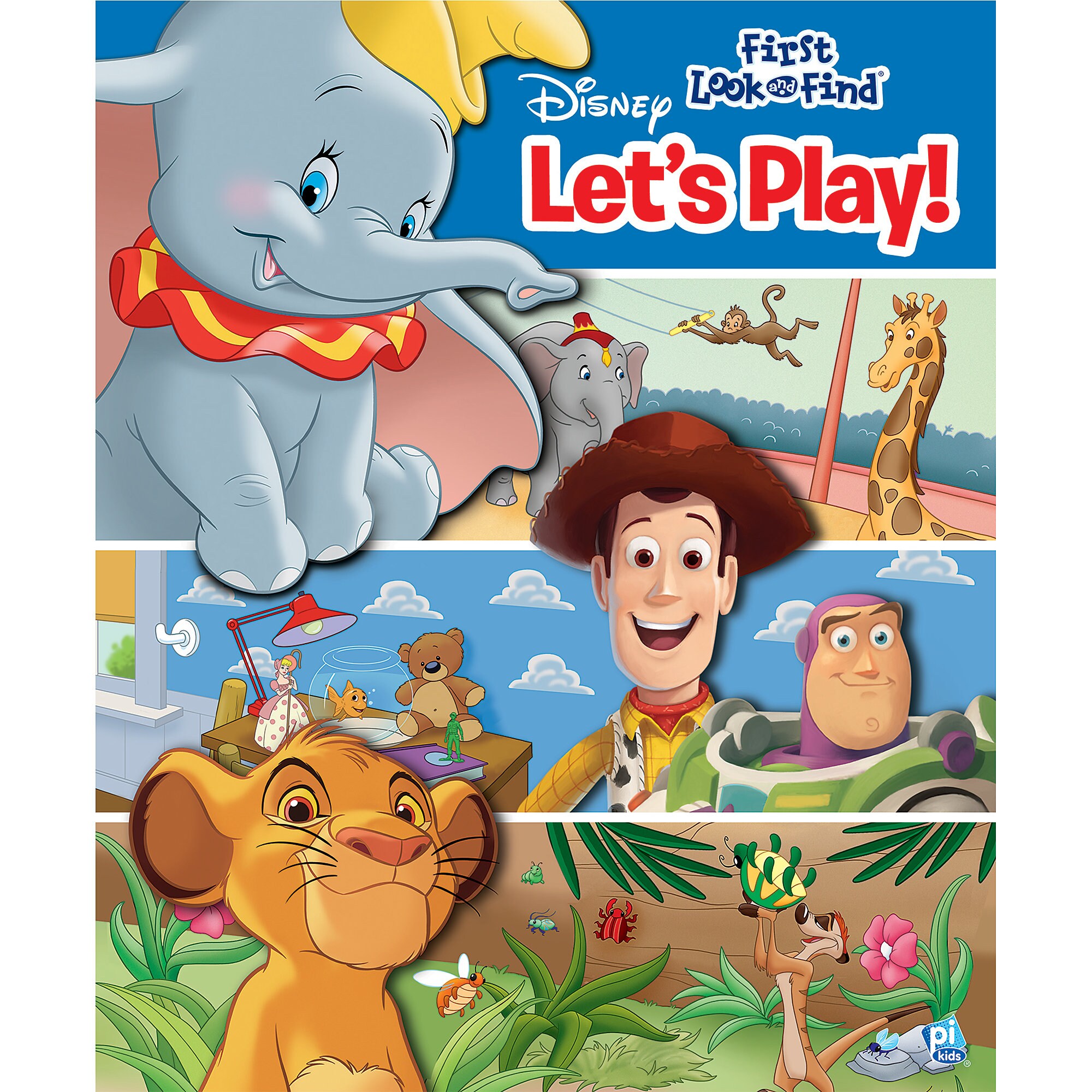 Disney Let's Play! First Look and Find Book