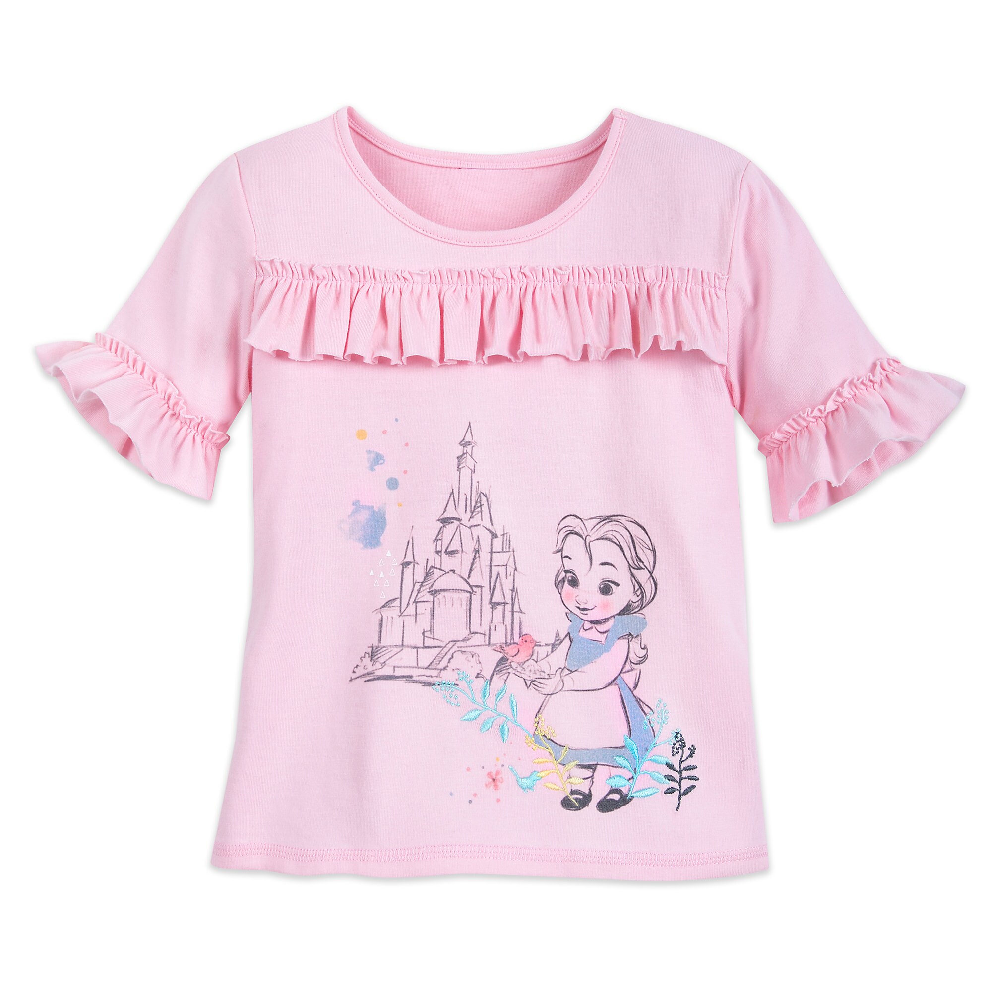 Disney Animators' Collection Belle Top and Shorts Set for Girls