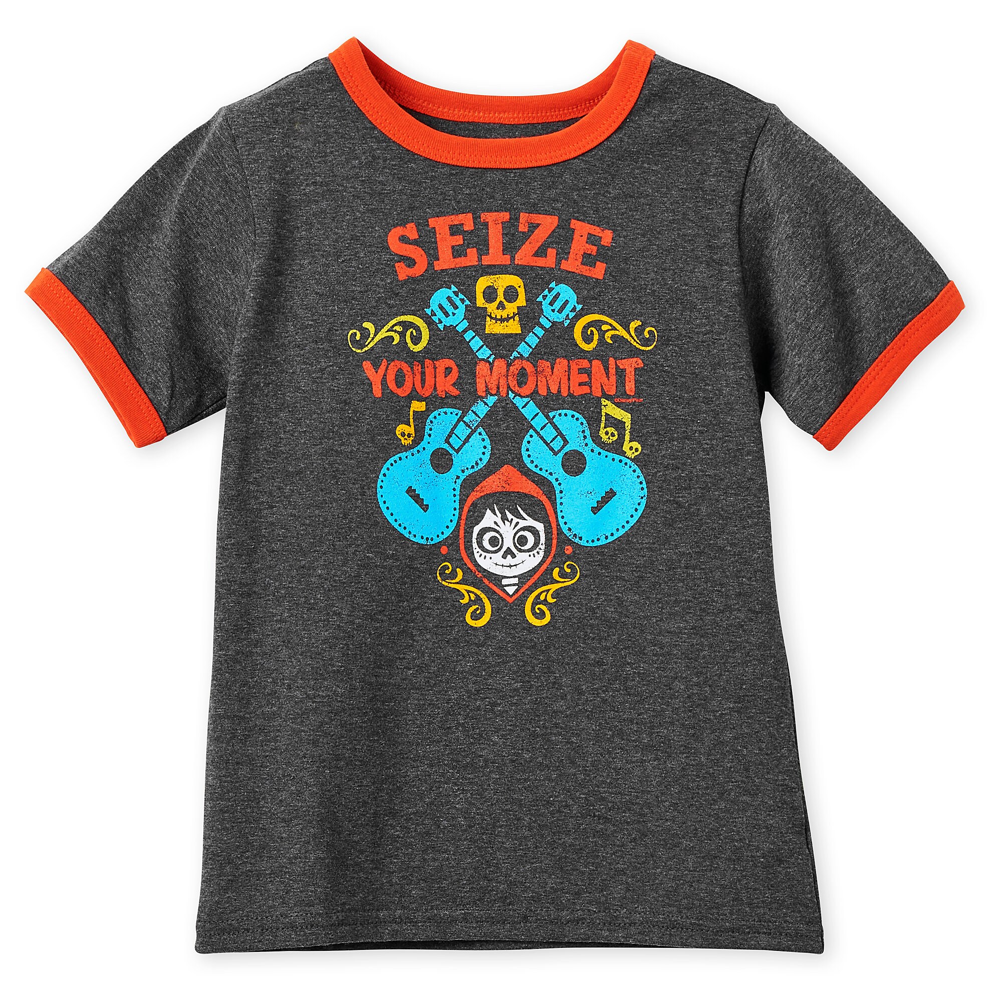 Coco ''Seize Your Moment'' Ringer T-Shirt for Kids