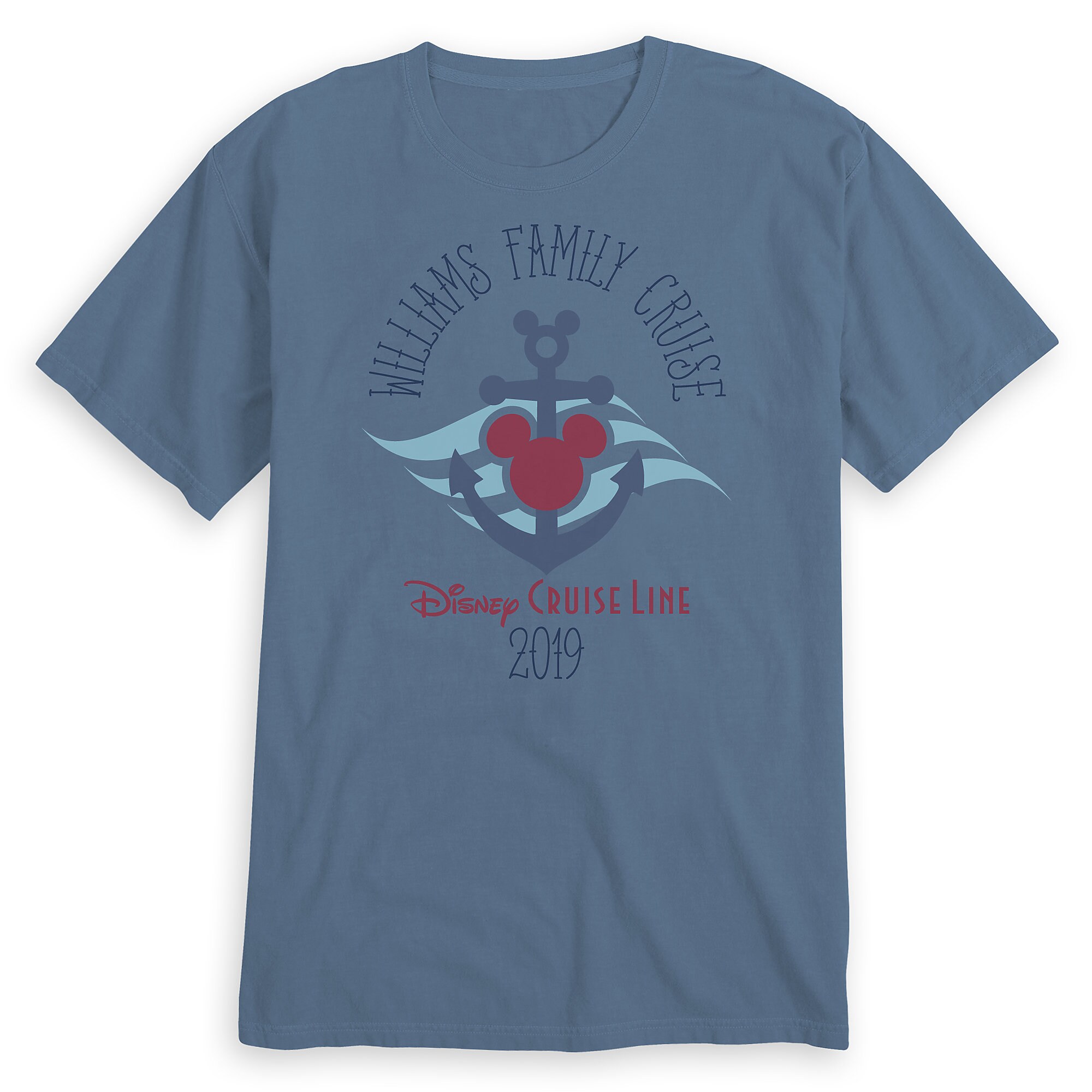 Adults' Disney Cruise Line Anchor Family Cruise 2019 T-Shirt - Customized