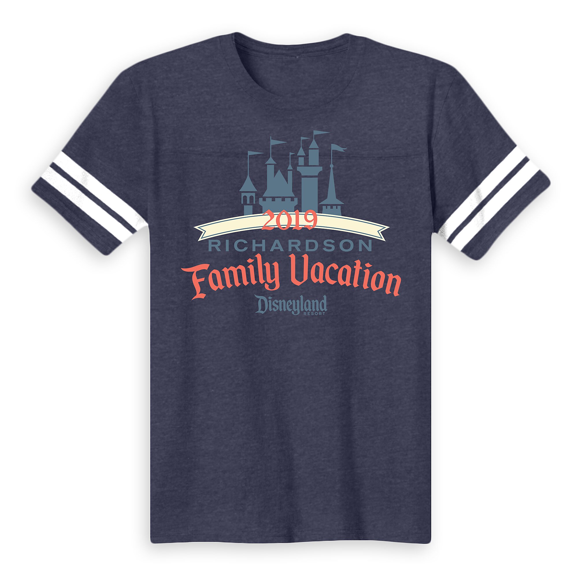 Kids' Disneyland Family Vacation 2019 Football T-Shirt - Customized