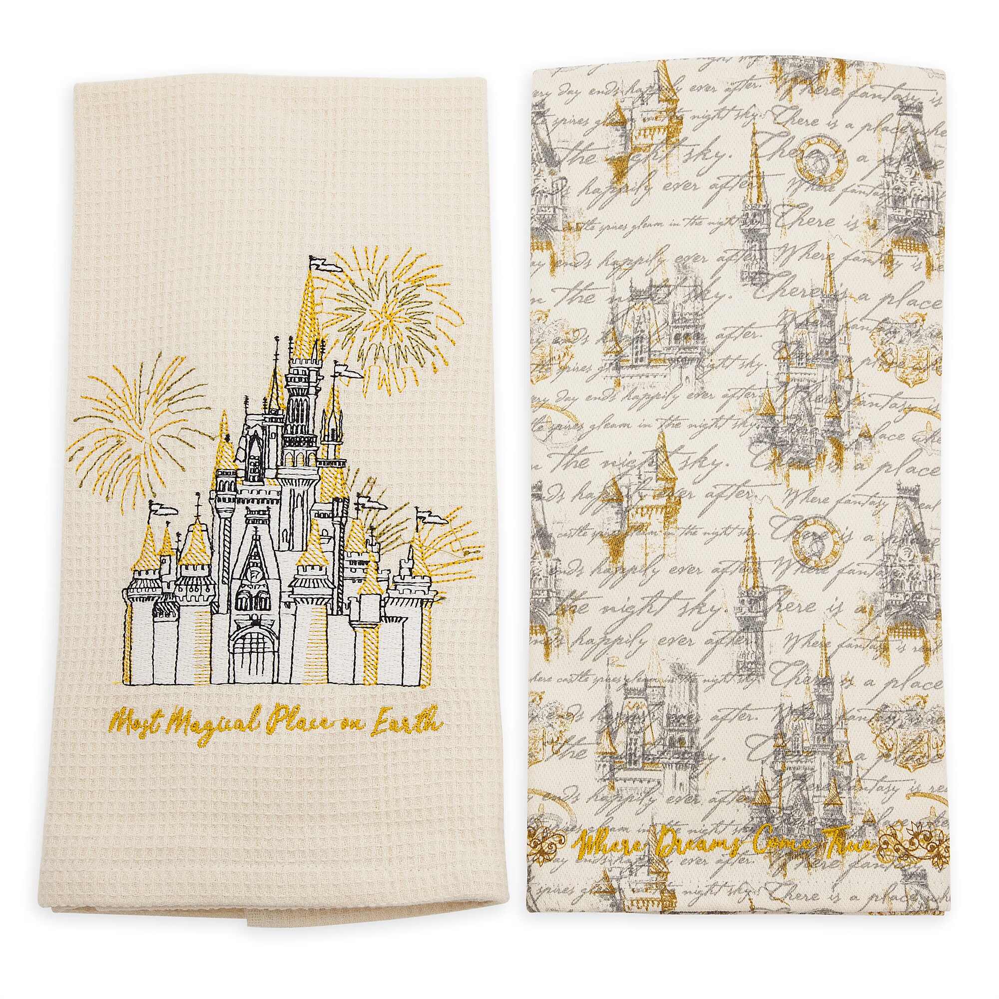 Fantasyland Castle Dish Towel Set - Walt Disney World