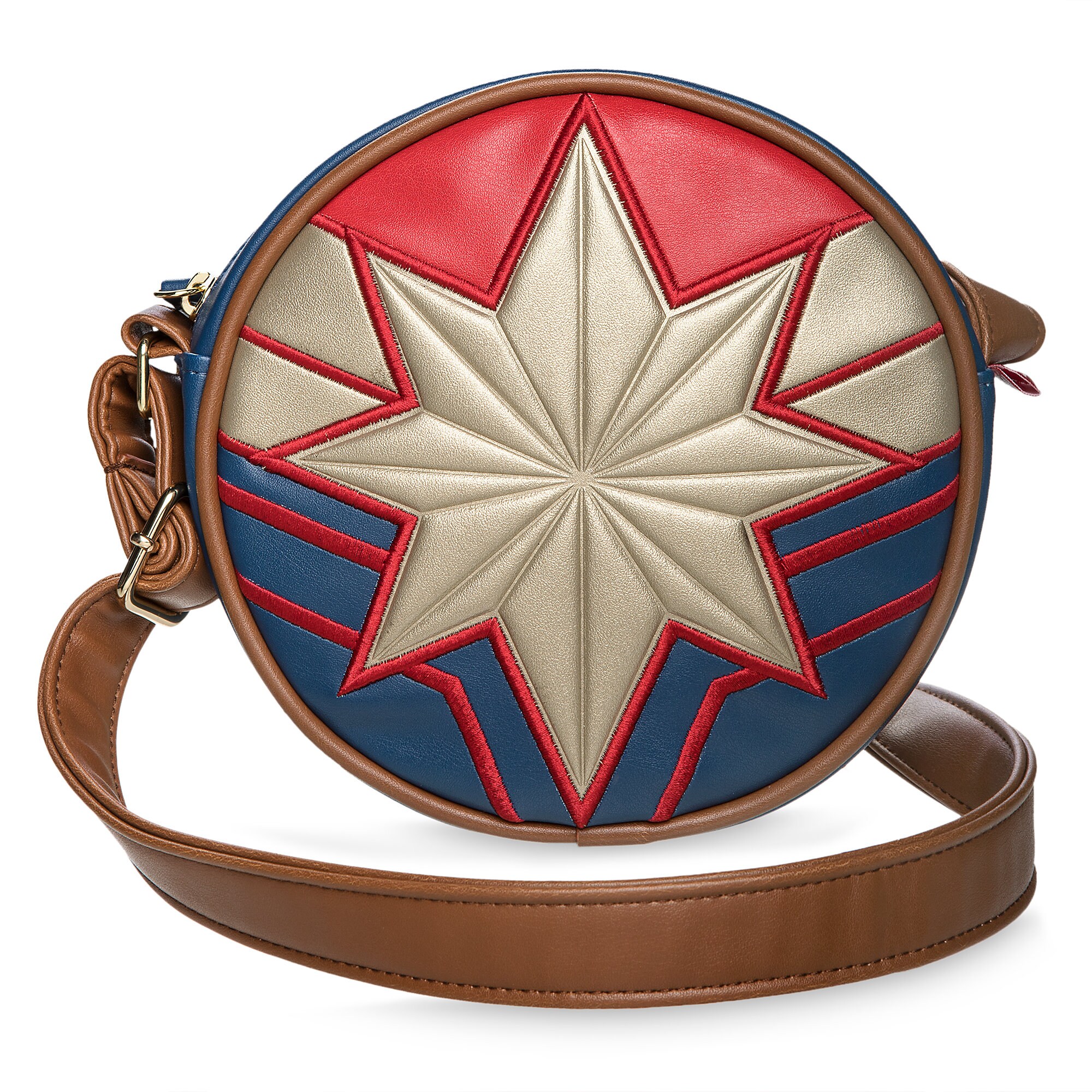 Marvel's Captain Marvel Circle Crossbody Bag for Tweens