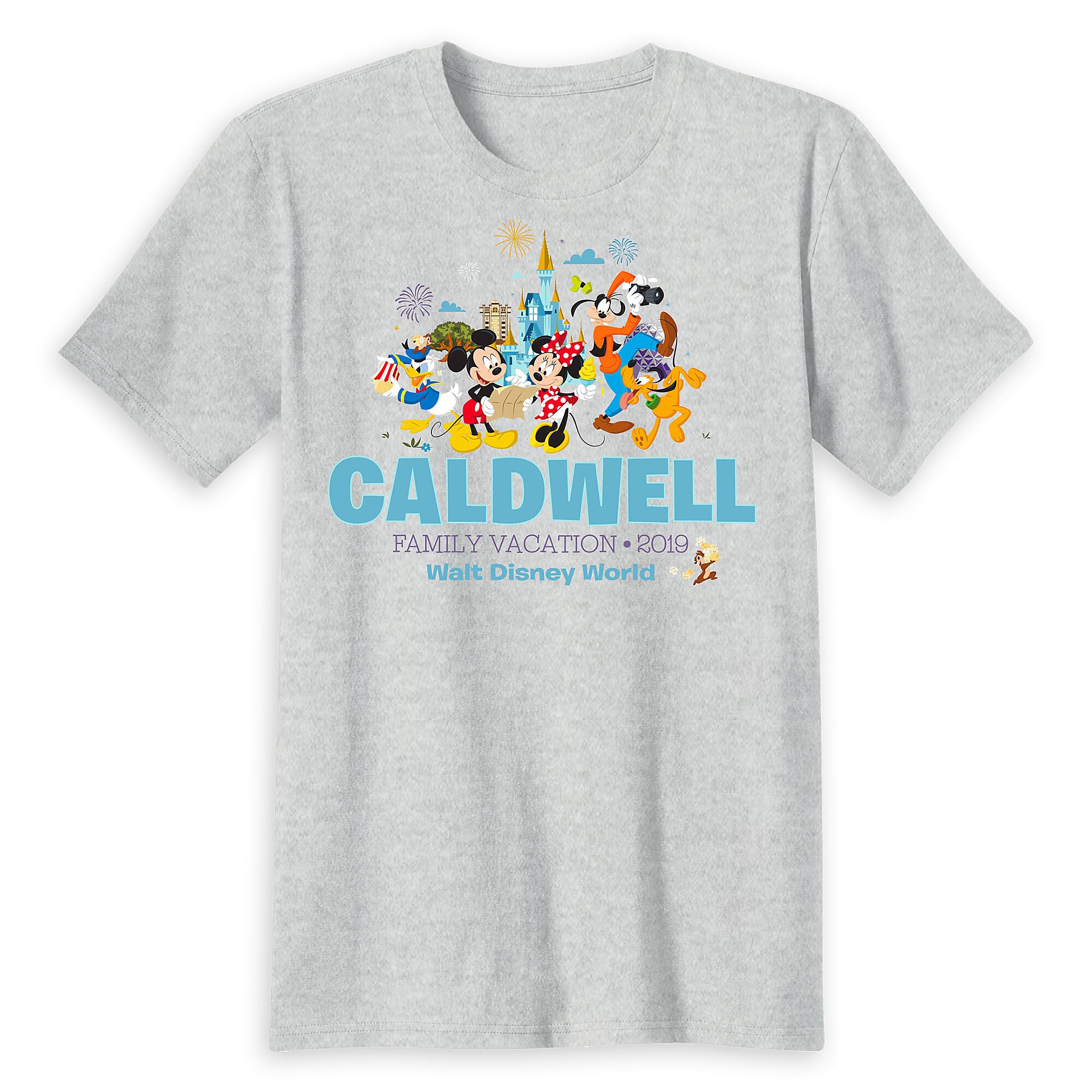 Mickey Mouse and Friends Family Vacation T-Shirt for Adults - Walt Disney World 2019 - Customized