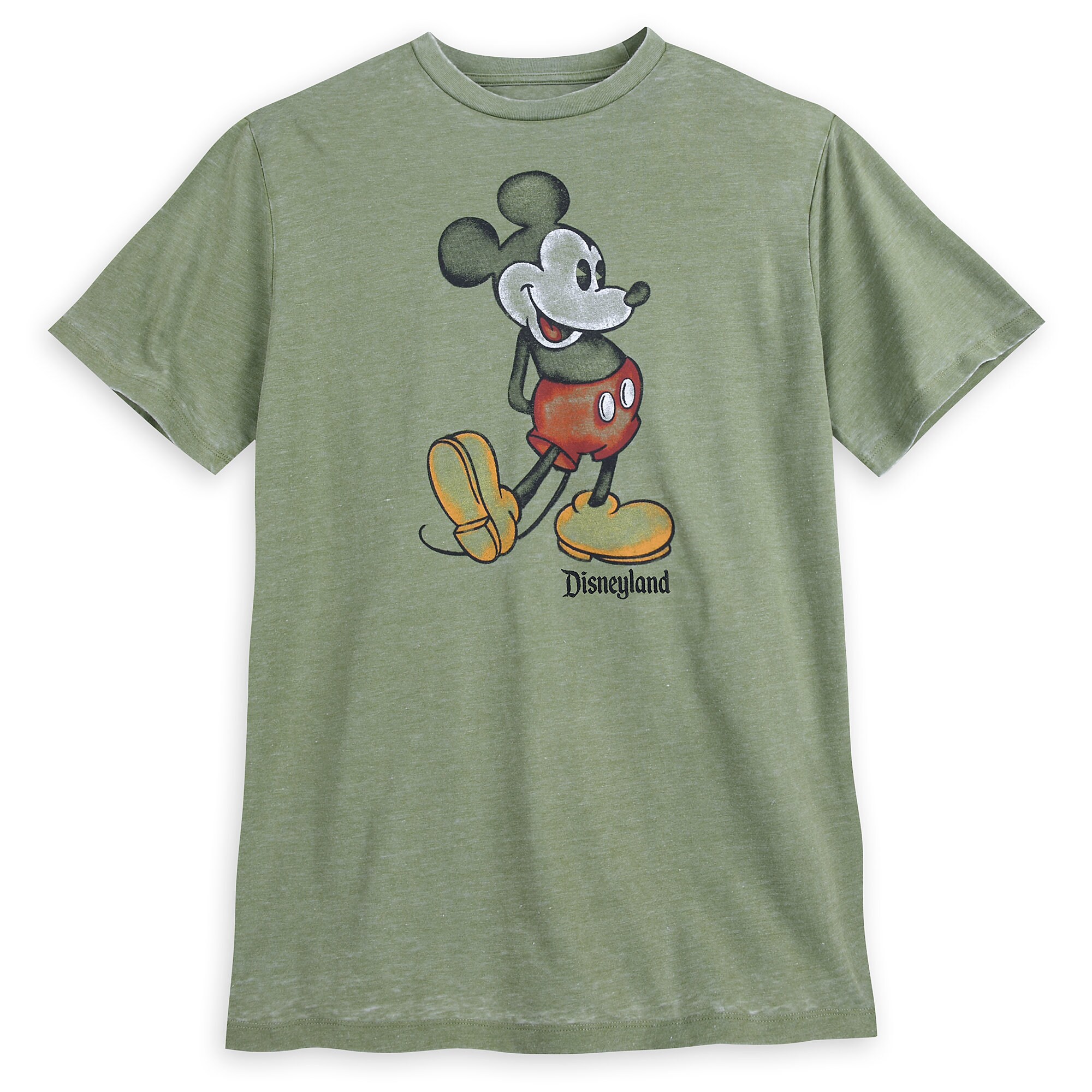 Mickey Mouse Classic T-Shirt for Men - Disneyland - Green