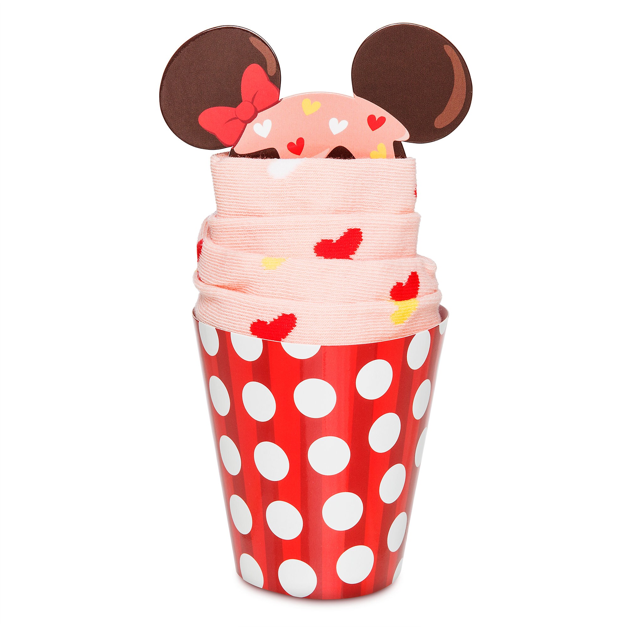 Minnie Mouse Cupcake Socks for Adults