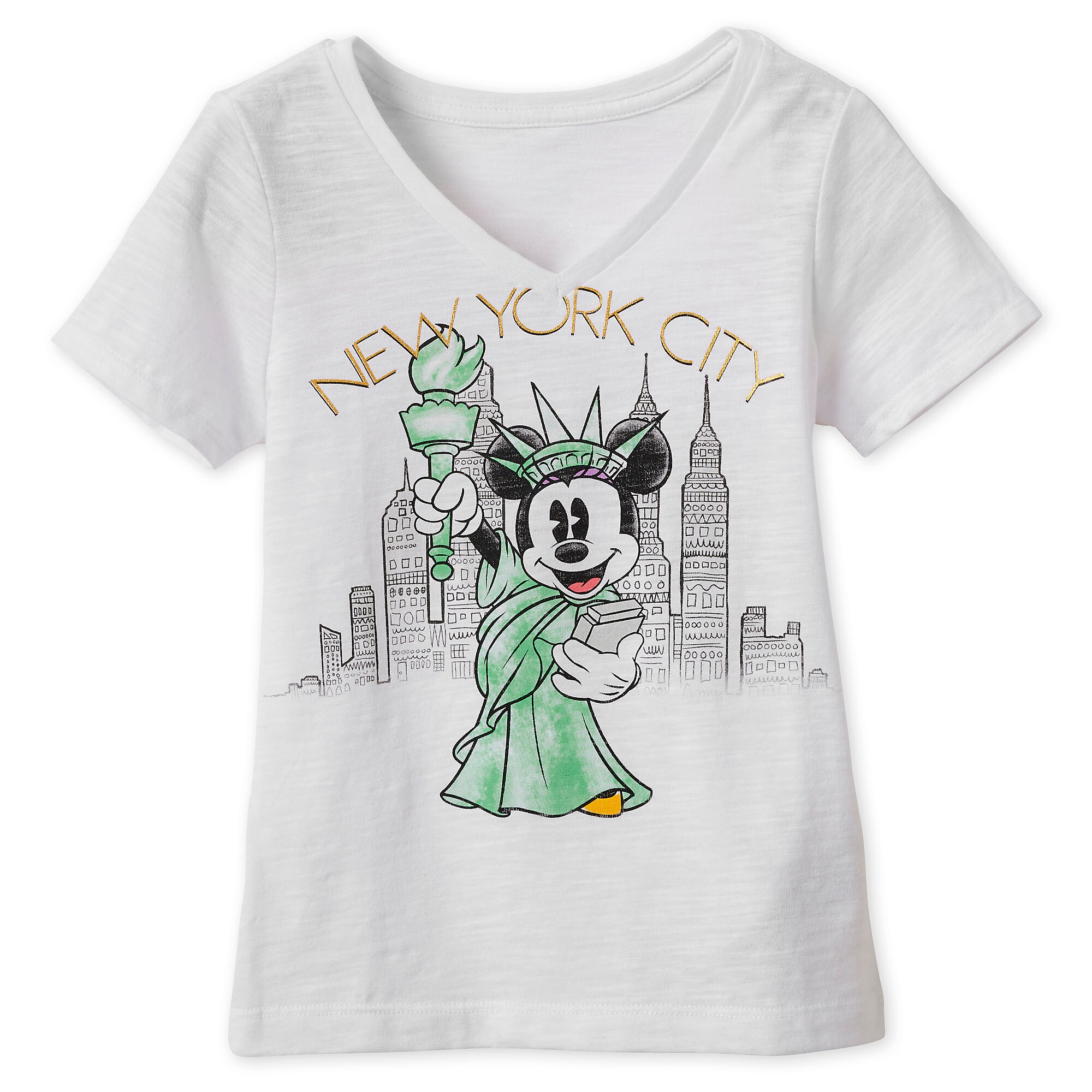 Minnie Mouse Statue of Liberty T-Shirt for Girls - New York City