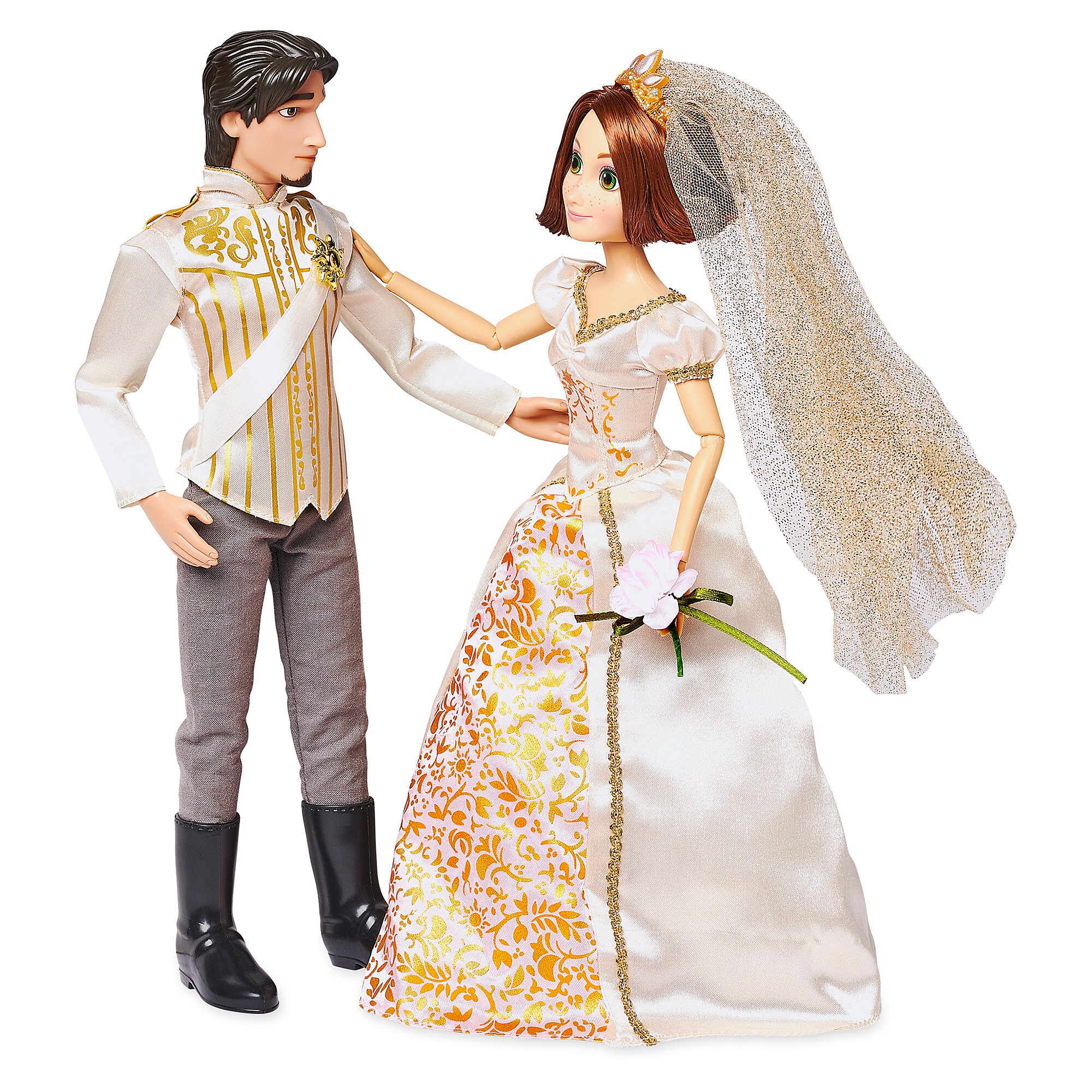 Rapunzel and Eugene Classic Wedding Doll Set - Tangled Ever After
