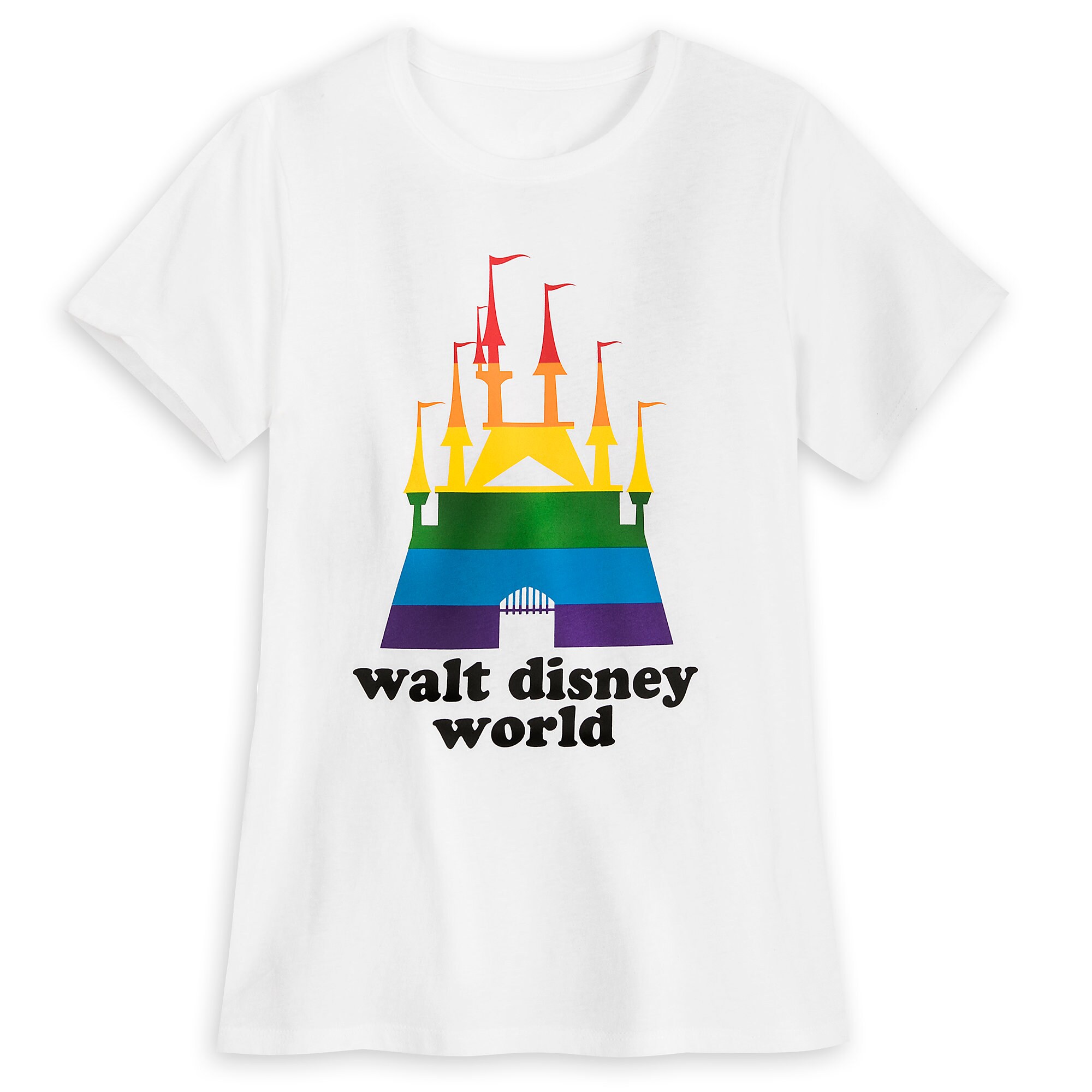Rainbow Disney Collection Fantasyland Castle T-Shirt for Adults - Walt Disney World