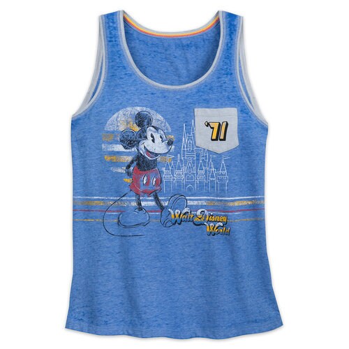 Mickey Mouse and Cinderella Castle Tank Top for Women Walt Disney