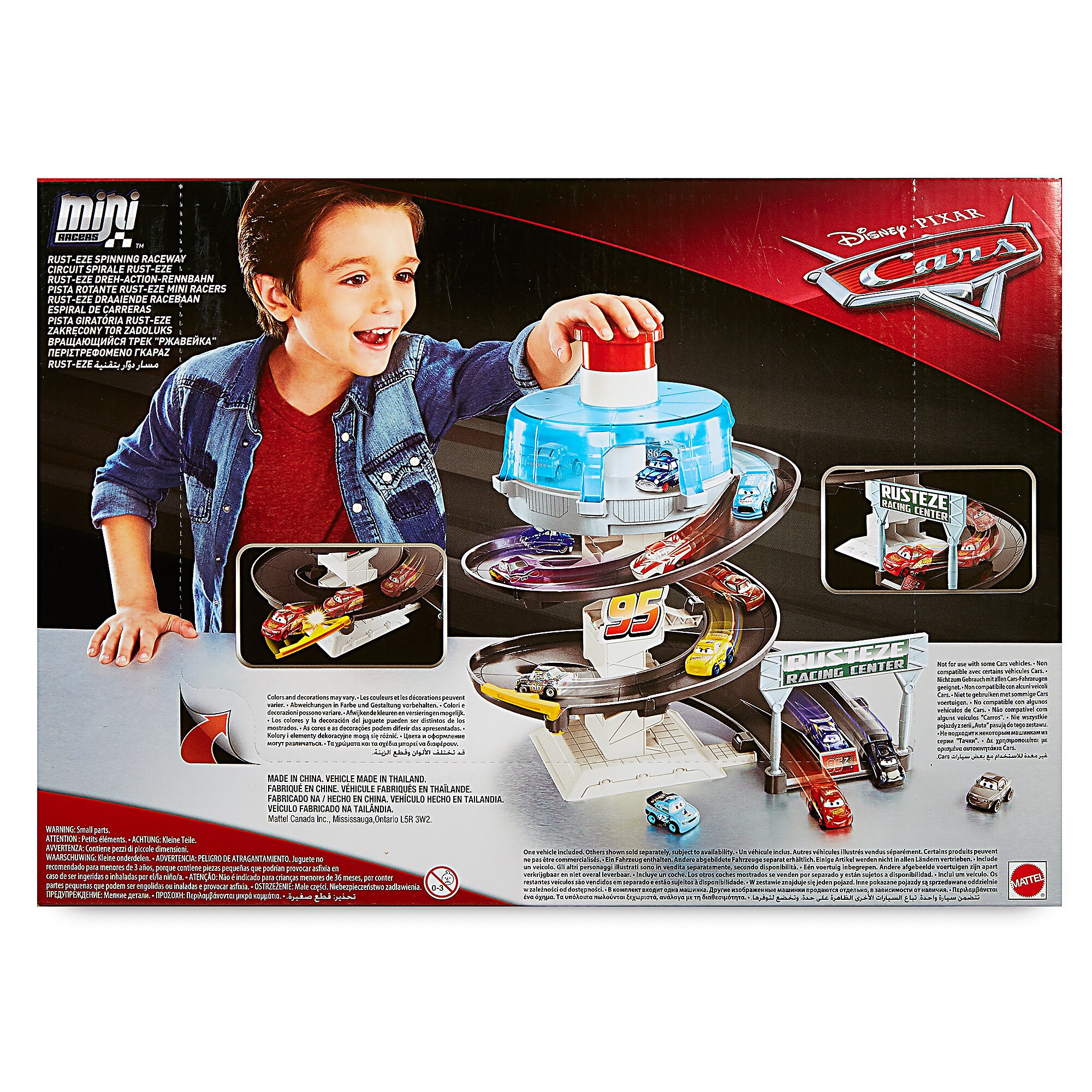 Cars Rust-Eze Spinning Raceway Playset
