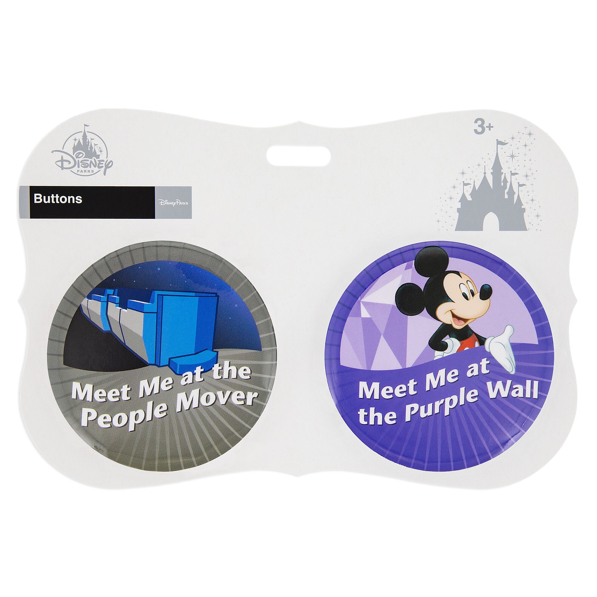 Disney Parks ''Meet Me at...'' Button Set