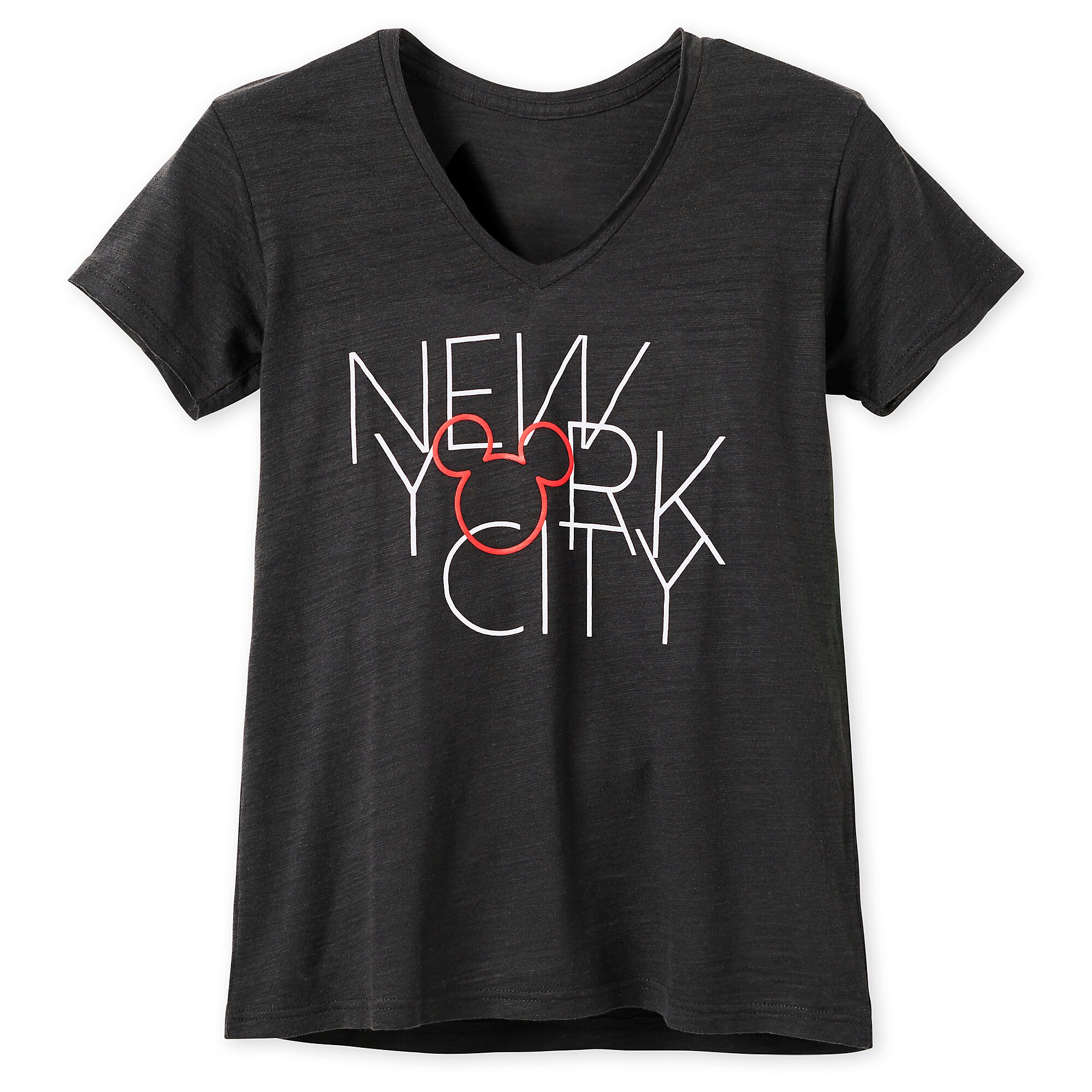Mickey Mouse New York City V-Neck T-Shirt for Women