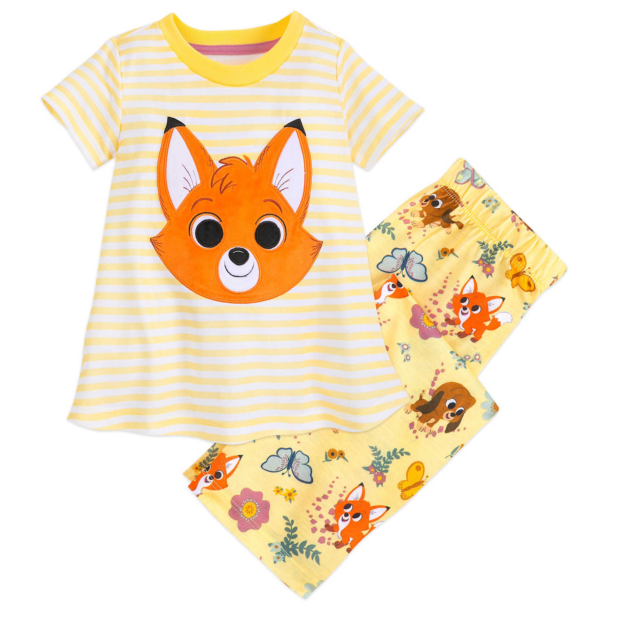 Disney Tod Pullover Top for Girls The Fox and The Hound Furrytale Friends Collection Orange
