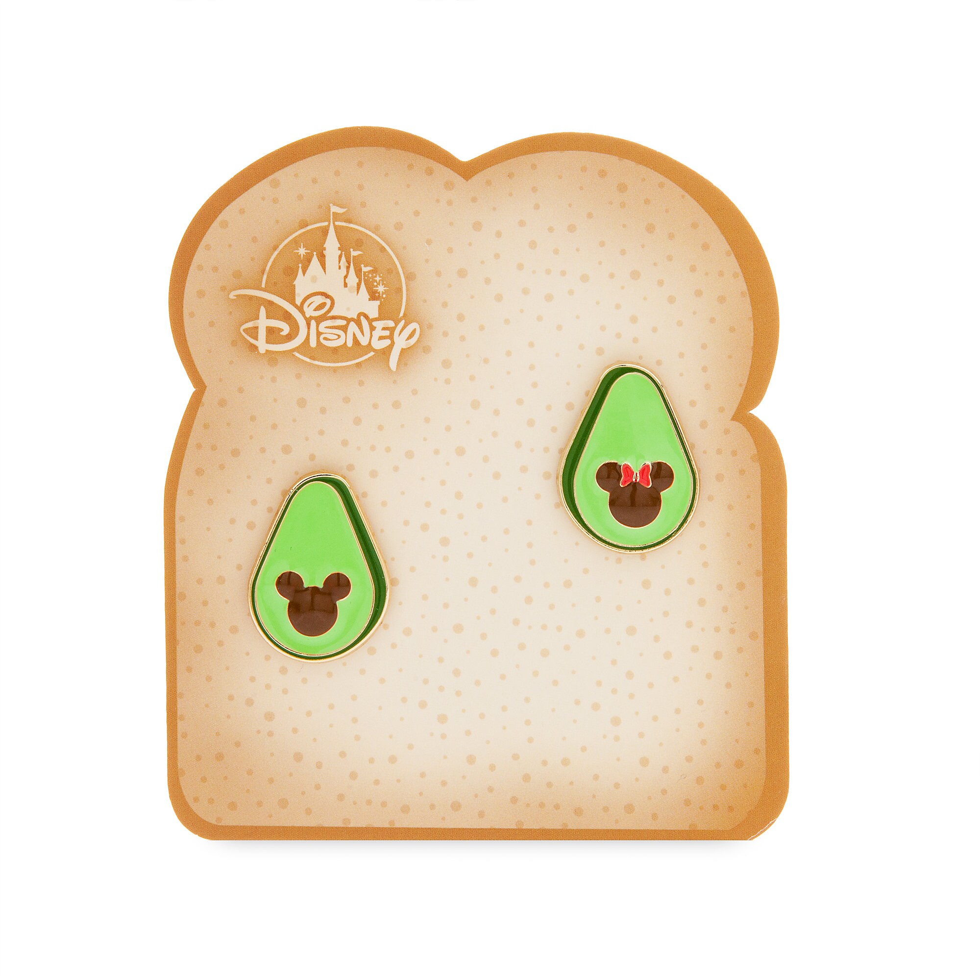Mickey and Minnie Mouse Avocado Pin Set