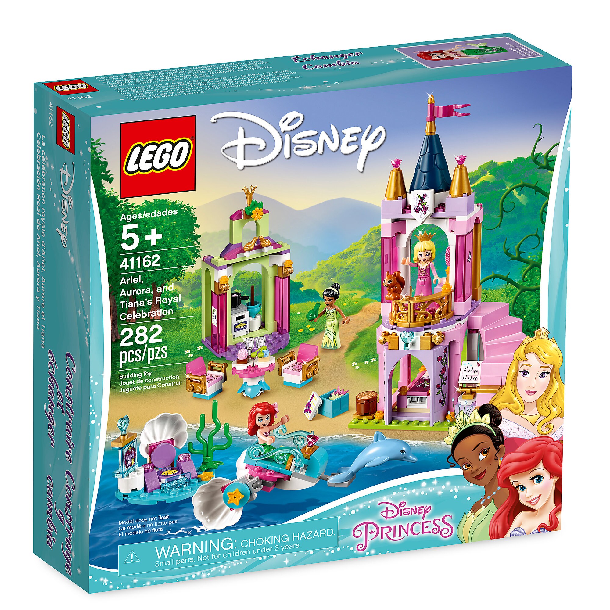Ariel, Aurora, and Tiana's Royal Celebration Playset by LEGO