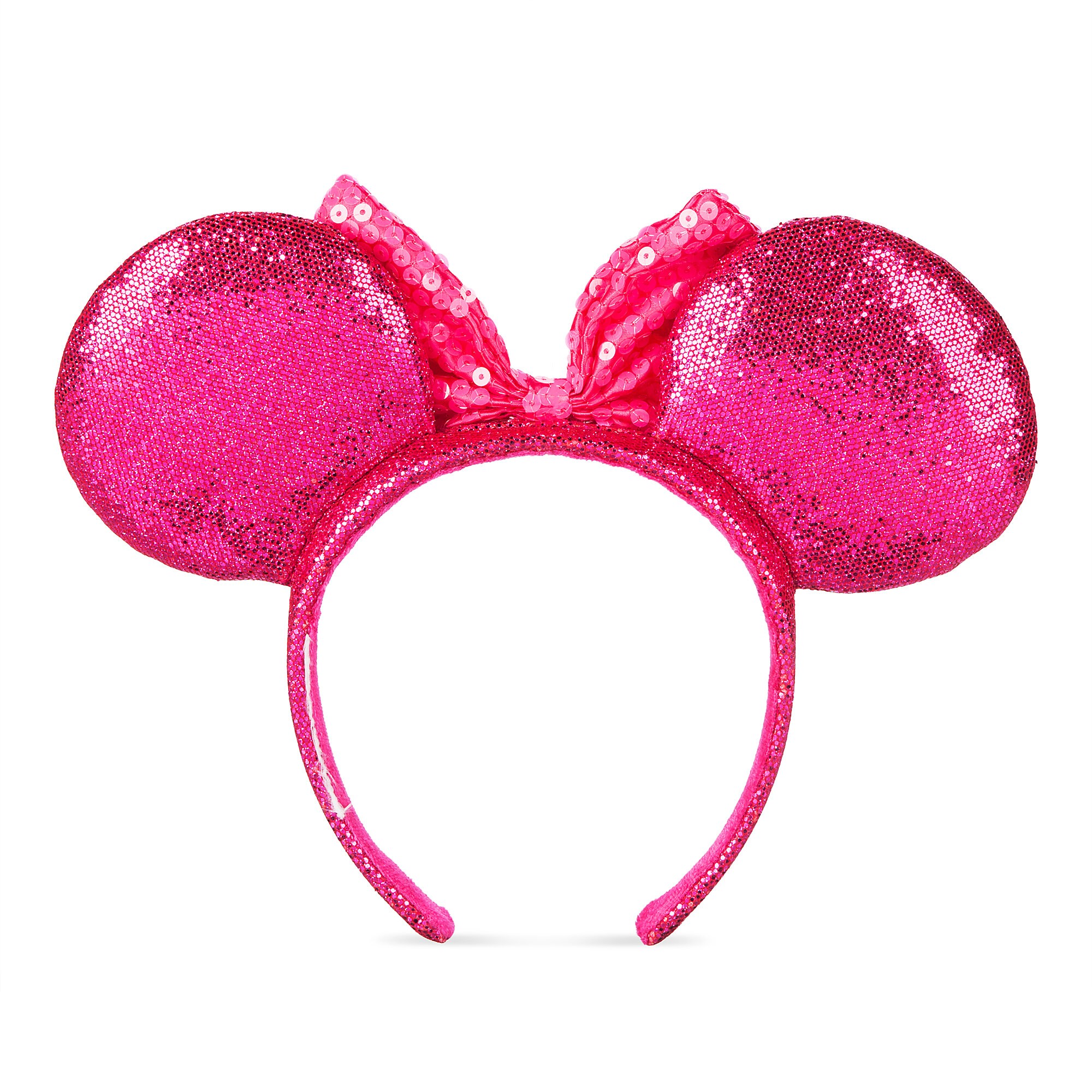 Minnie Mouse Glitter and Sequin Ear Headband - Imagination Pink