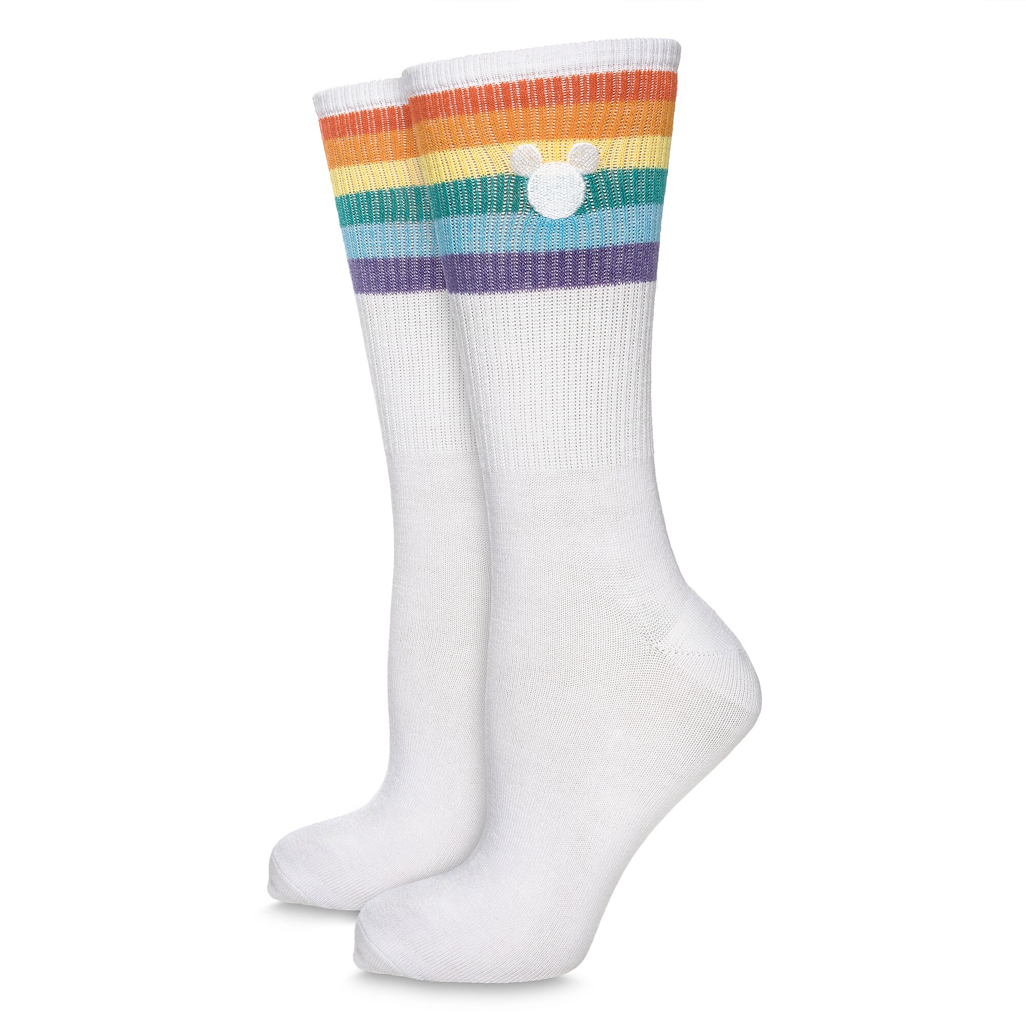 Rainbow Disney Collection Mickey Mouse Knee Socks for Adults