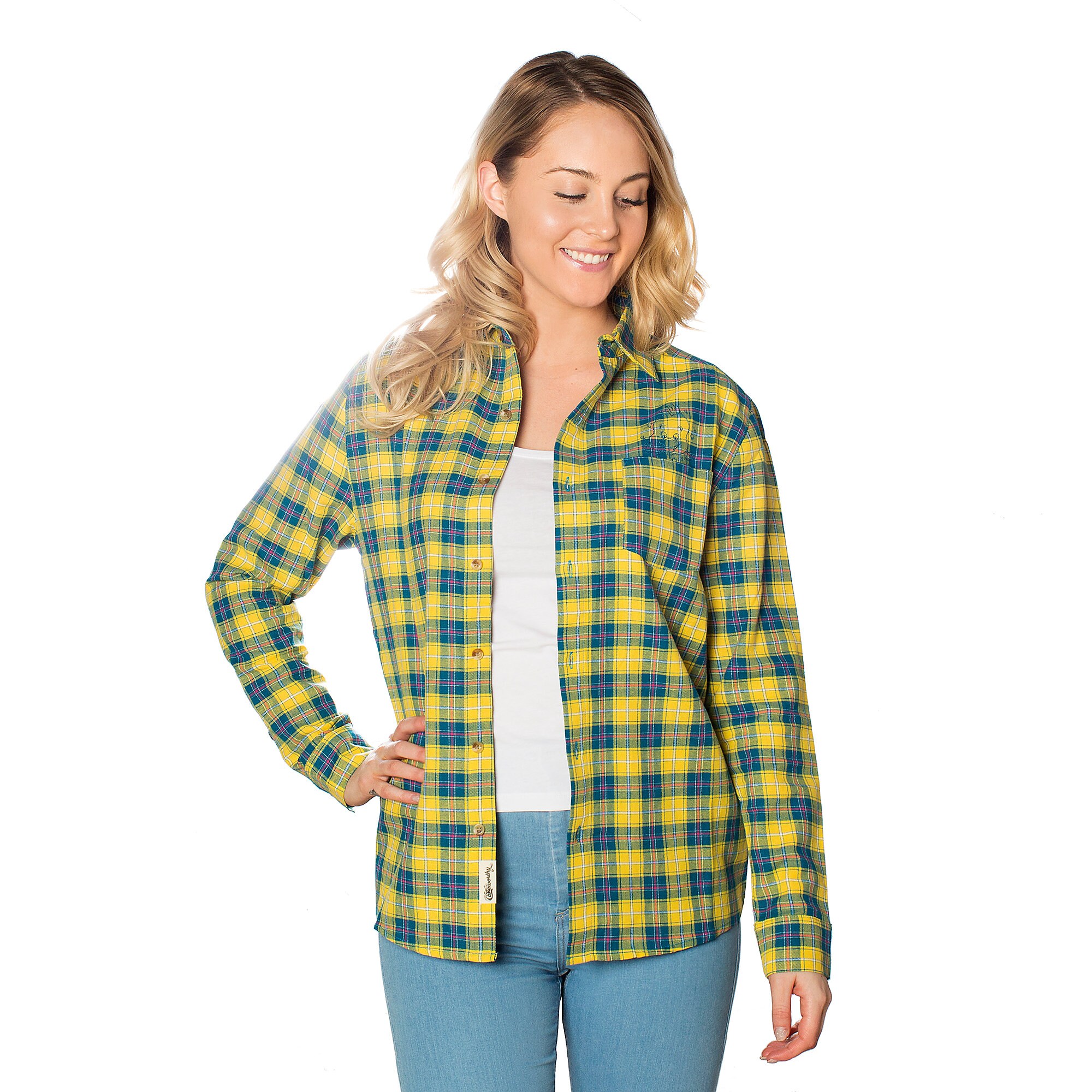 Flounder Flannel Shirt for Adults by Cakeworthy - The Little Mermaid
