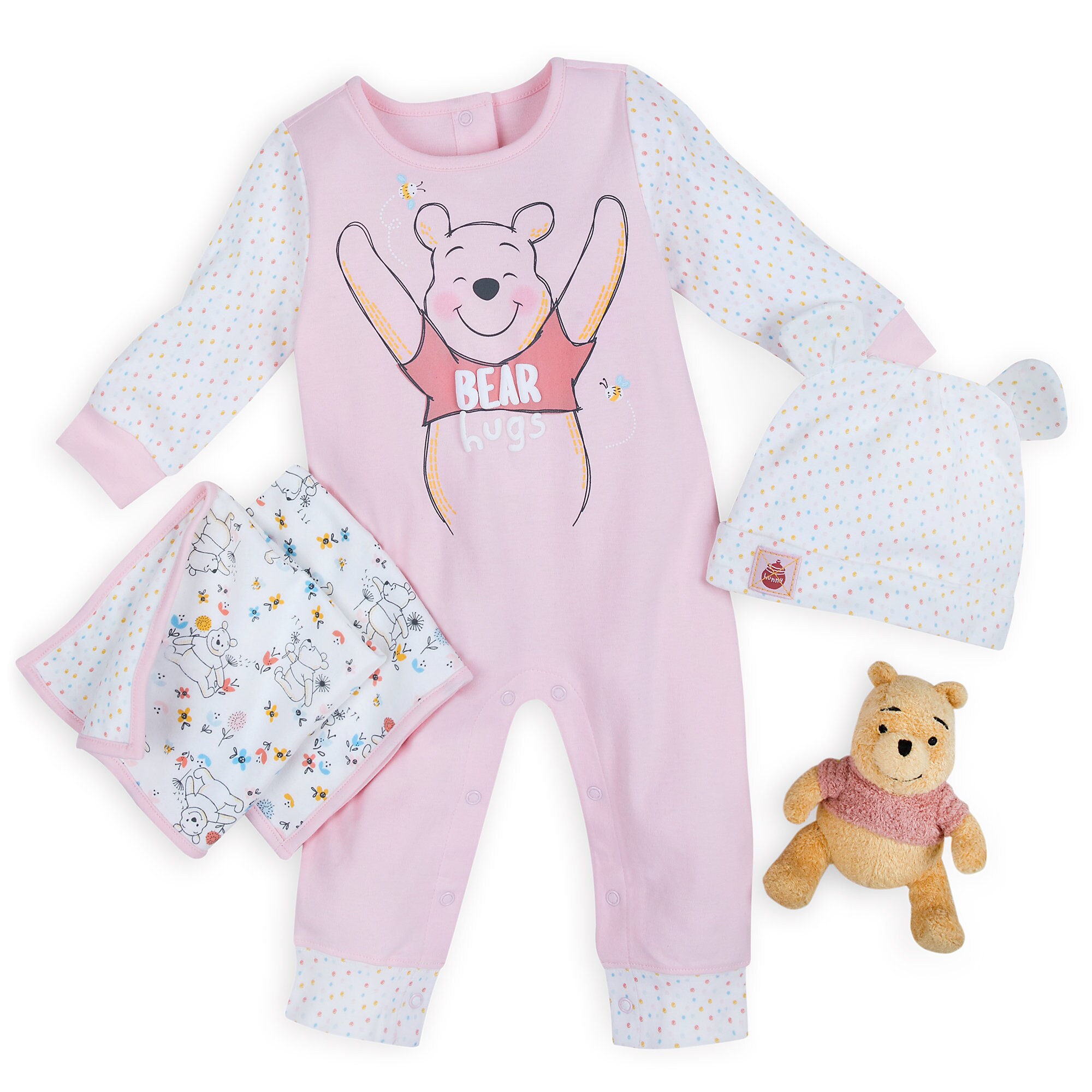 Winnie the Pooh Gift Set for Baby - Pink