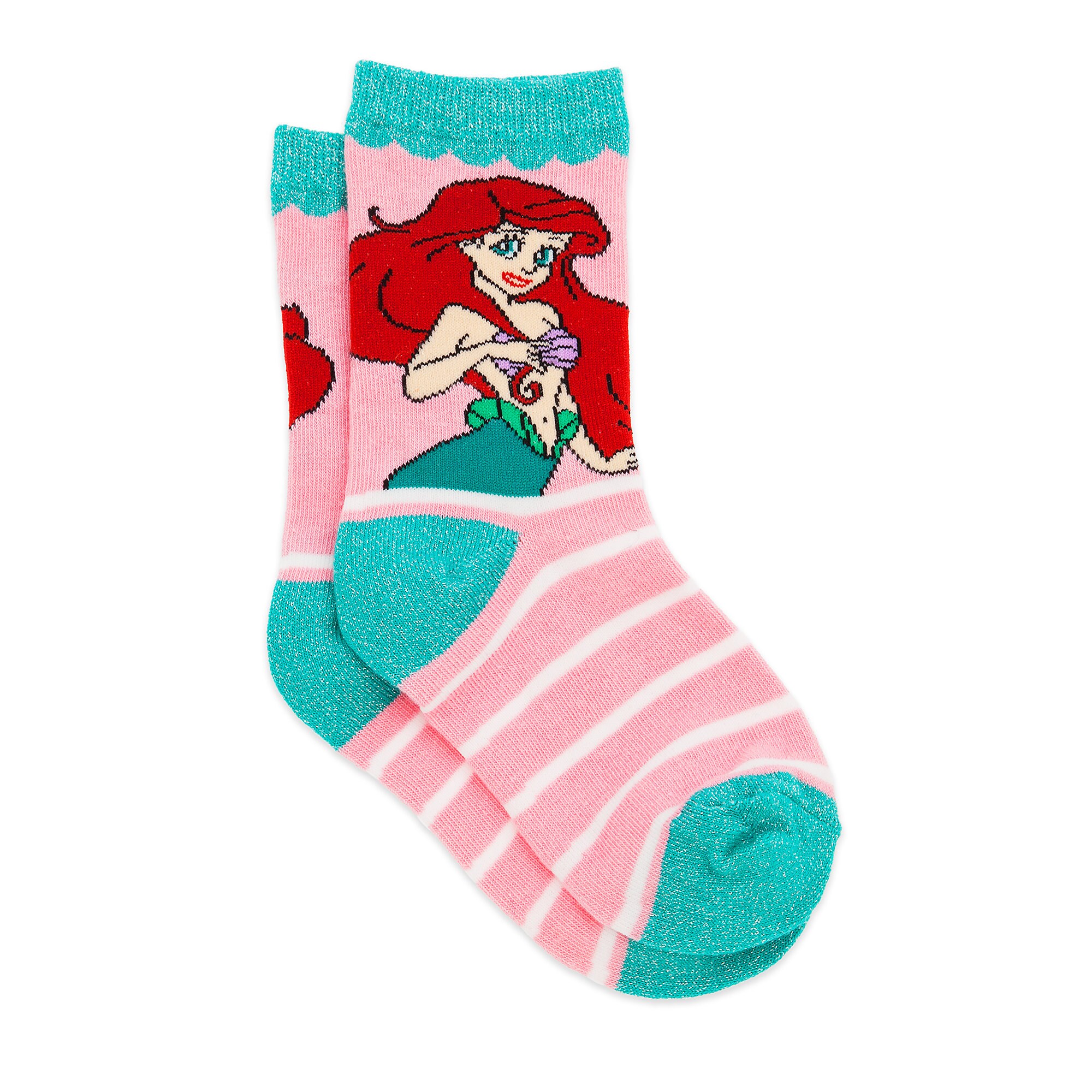 Ariel Crew Socks for Girls