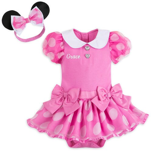 Minnie Mouse Costume Bodysuit for Baby - Pink - Personalizable | shopDisney