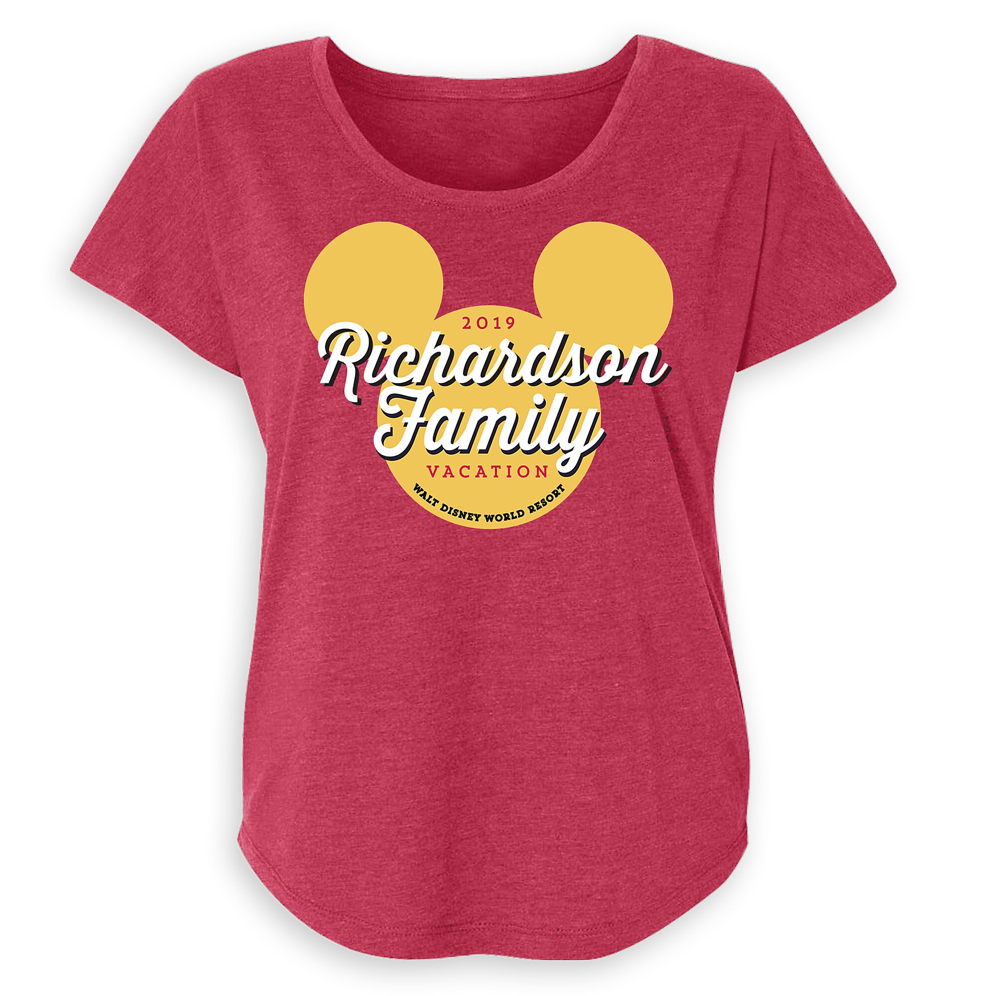 Women's Mickey Mouse Icon Walt Disney World 2019 Vacation T-Shirt - Customized