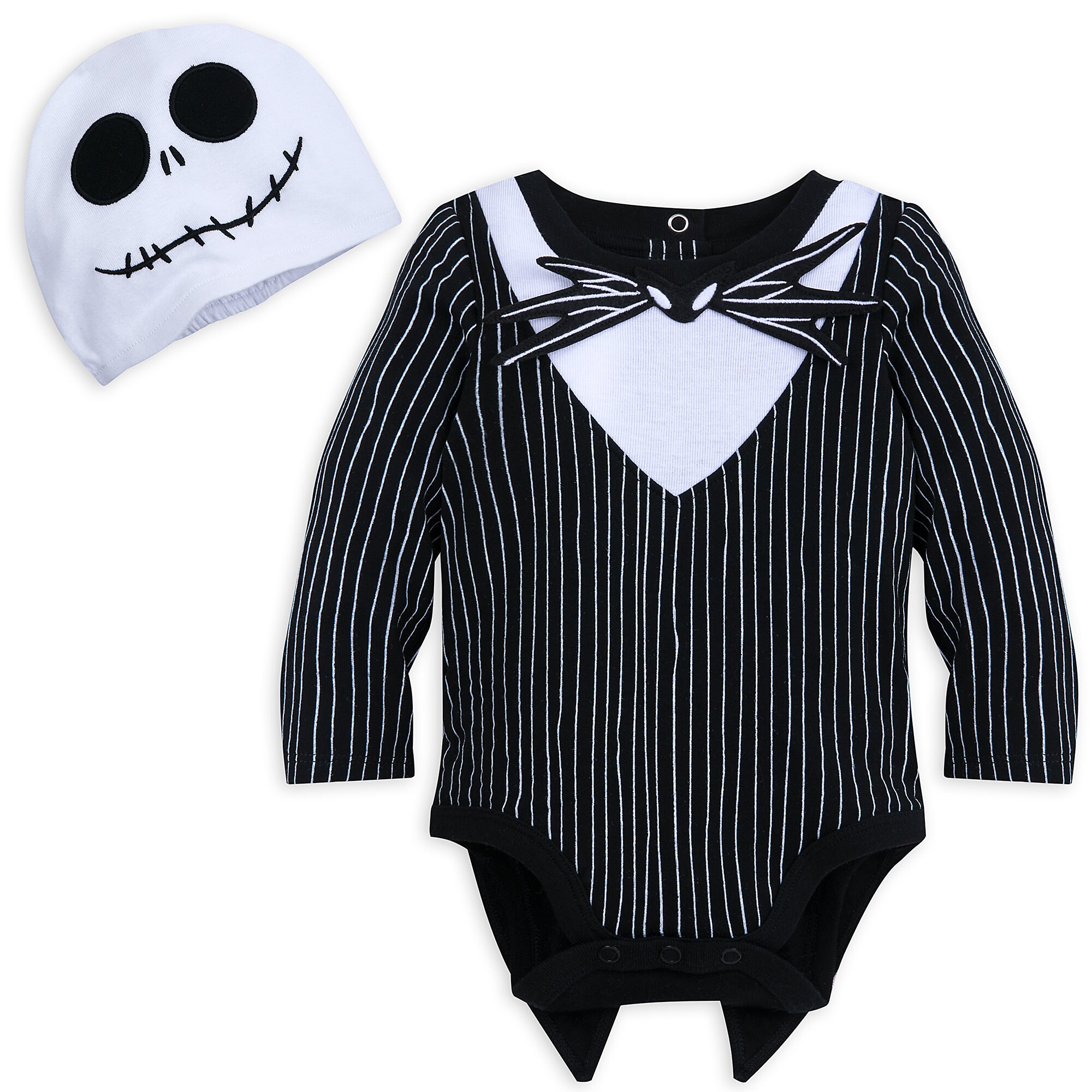 Jack Skellington Costume Bodysuit Set for Baby