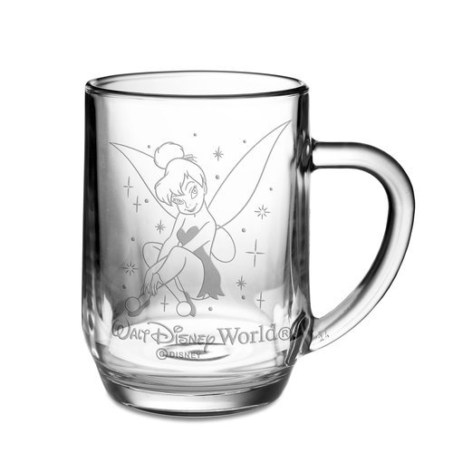 Tinker Bell Glass Mug by Arribas - Personalizable | shopDisney