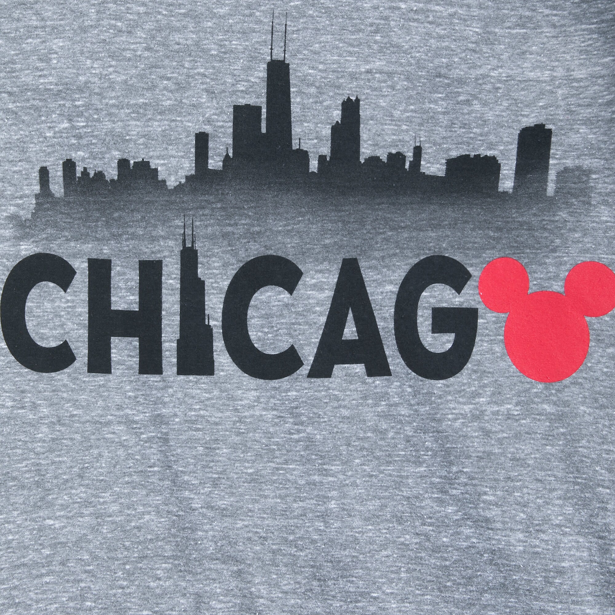 Mickey Mouse Chicago Ringer T-Shirt Shirt for Women