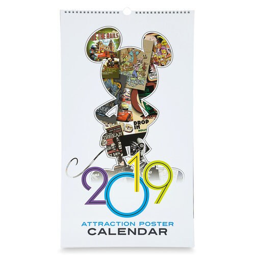 Disney Parks Attraction Poster Calendar 2019 shopDisney